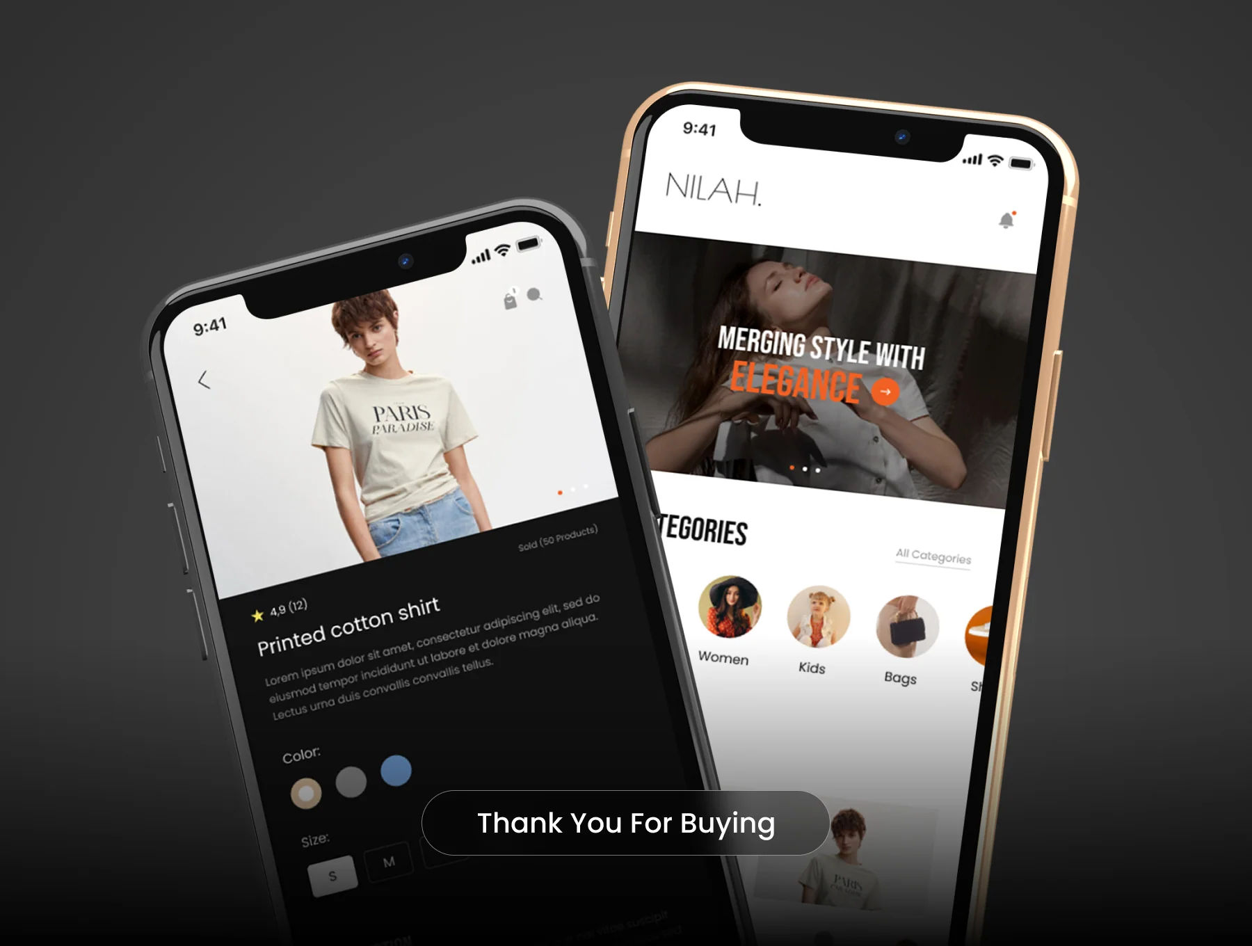 NILAH - Fashion Shopping Mobile App UI Kit 8