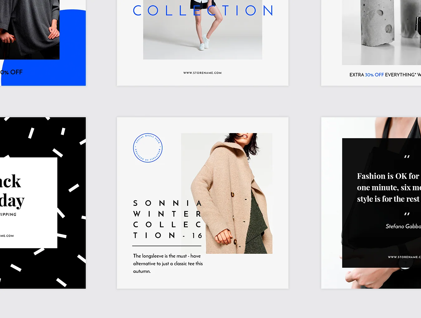 Fashion Social Media Pack 6