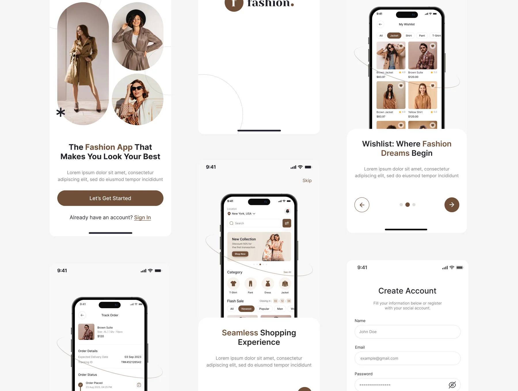 Fashion Store E-Commerce Mobile App UI Kit 2
