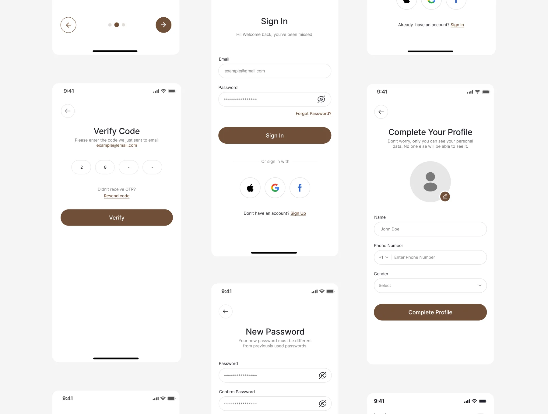 Fashion Store E-Commerce Mobile App UI Kit 3