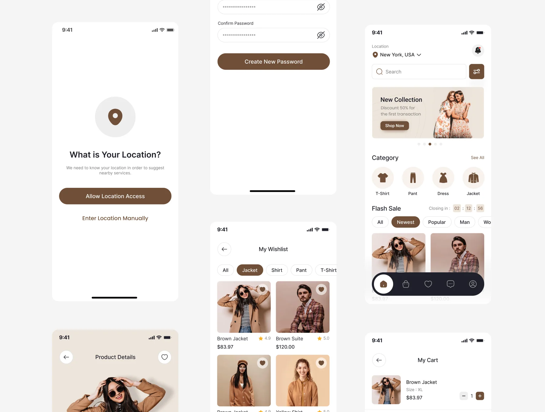 Fashion Store E-Commerce Mobile App UI Kit 4
