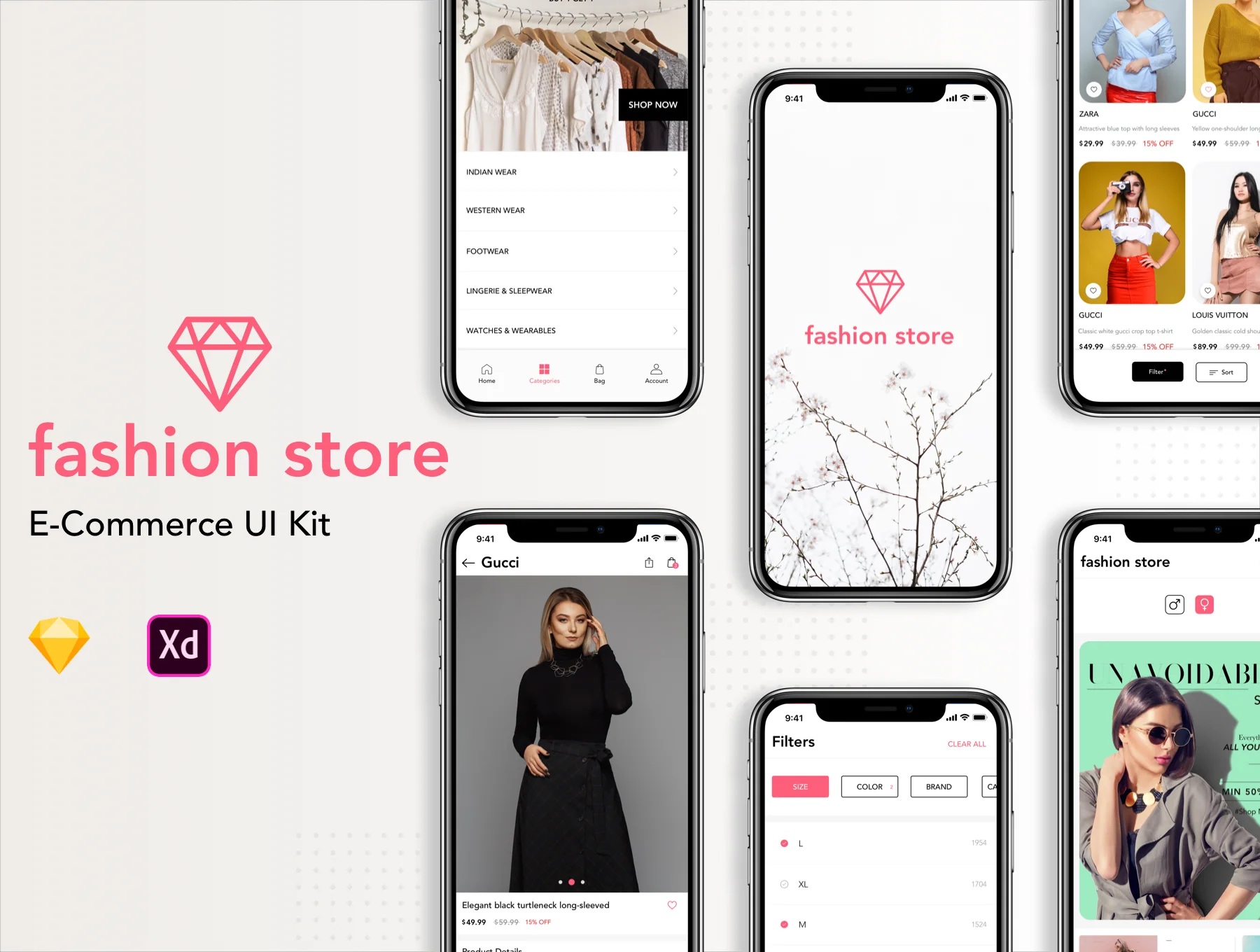 Fashion Store iOS UI Kit