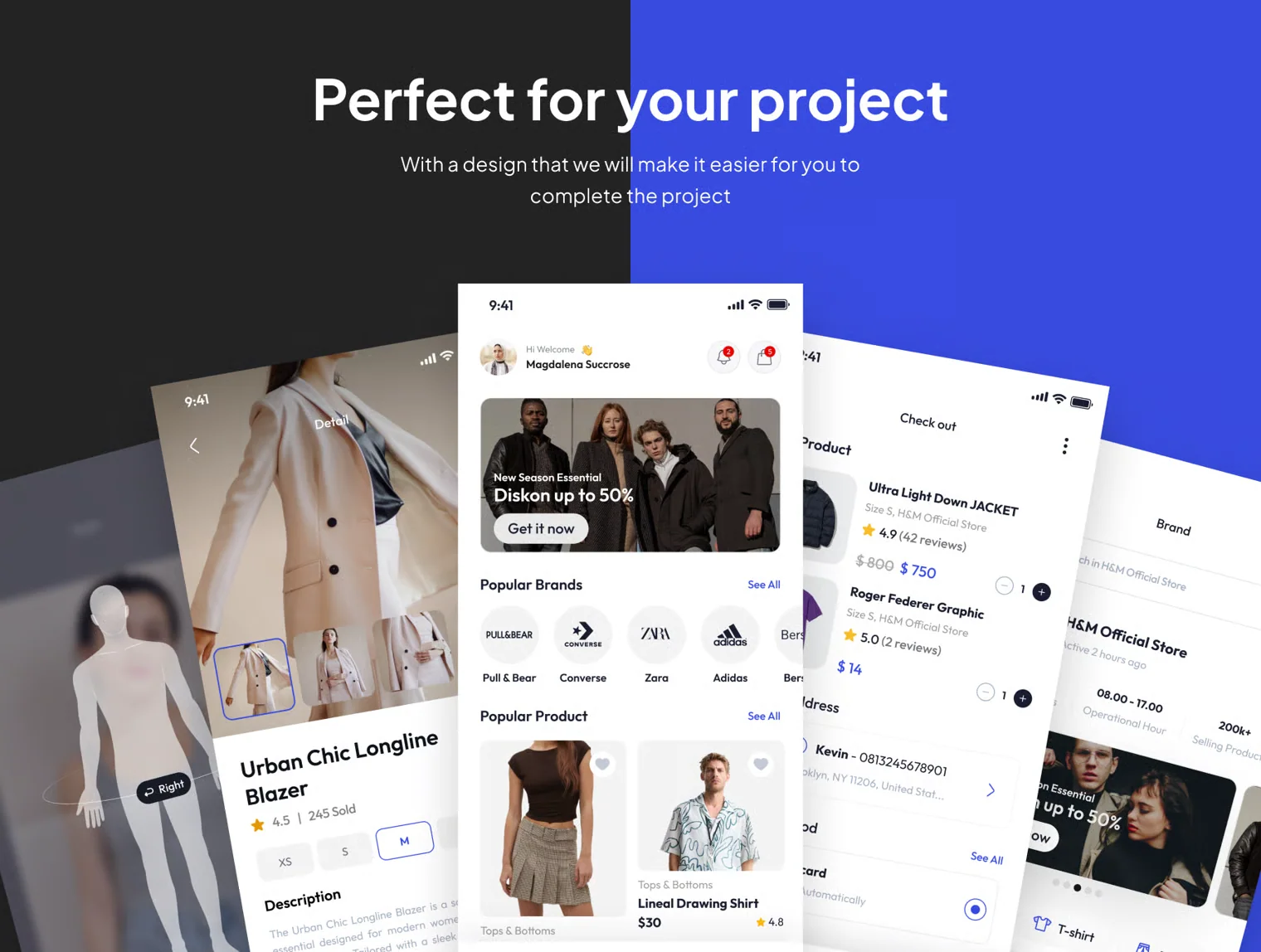 Fashora -  AI Fashion Store Mobile App Ui Kits 4