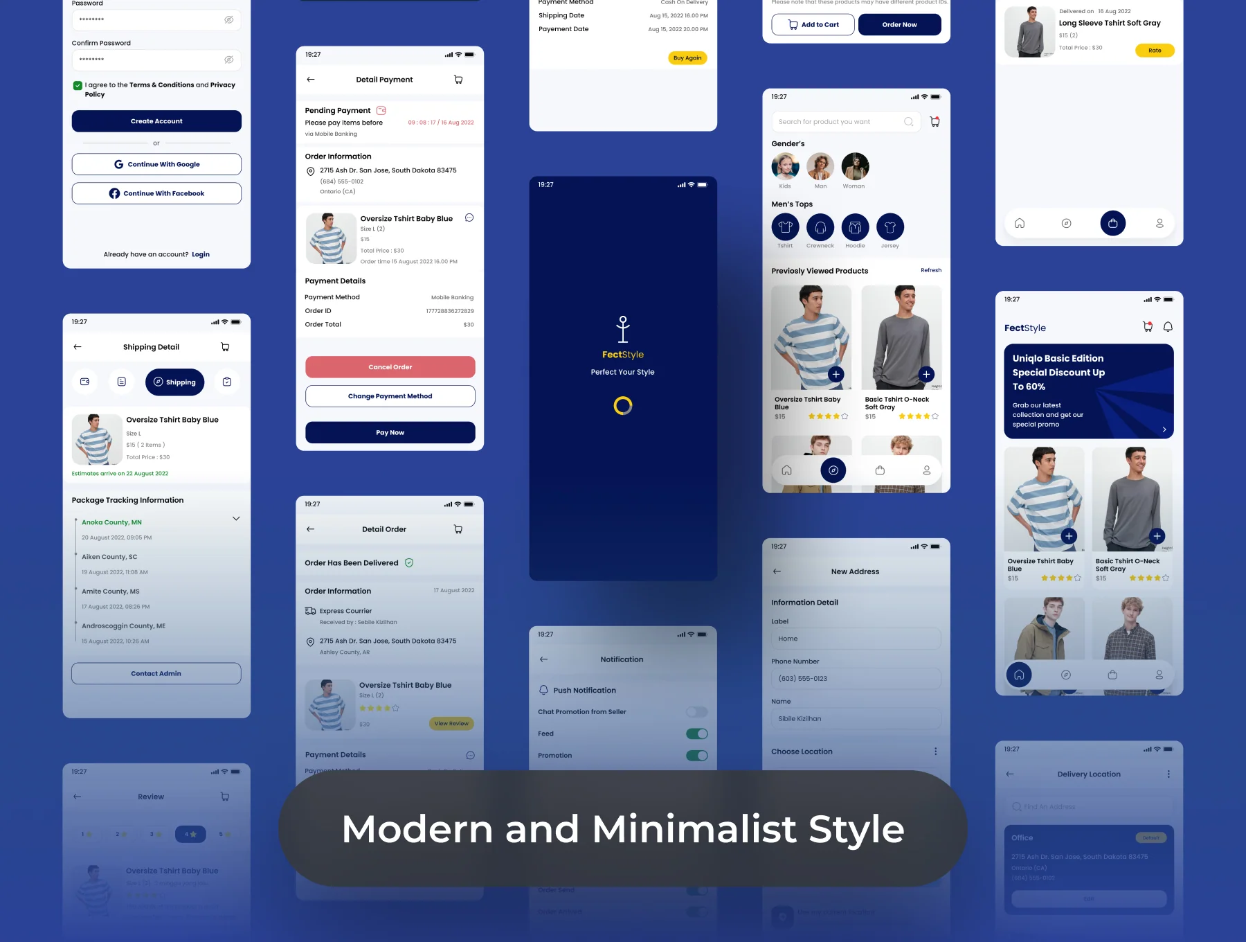 Fashy - E-commerce Mobile App UI Kits 5