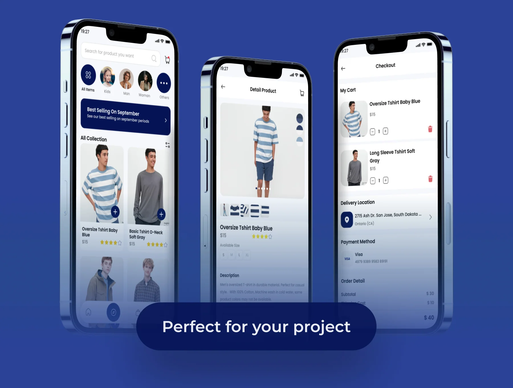 Fashy - E-commerce Mobile App UI Kits 6