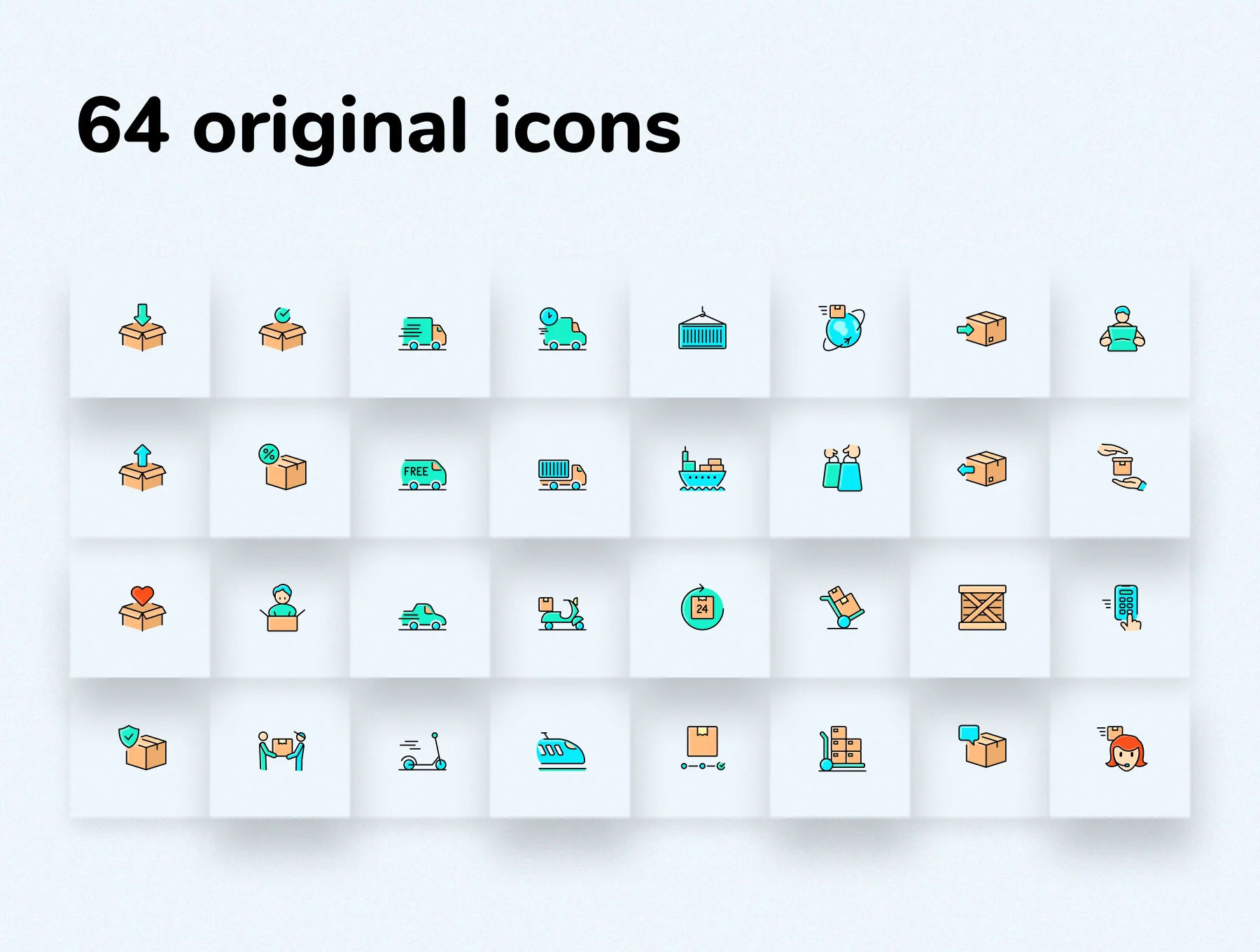 Fast Delivery Icons Pack 3