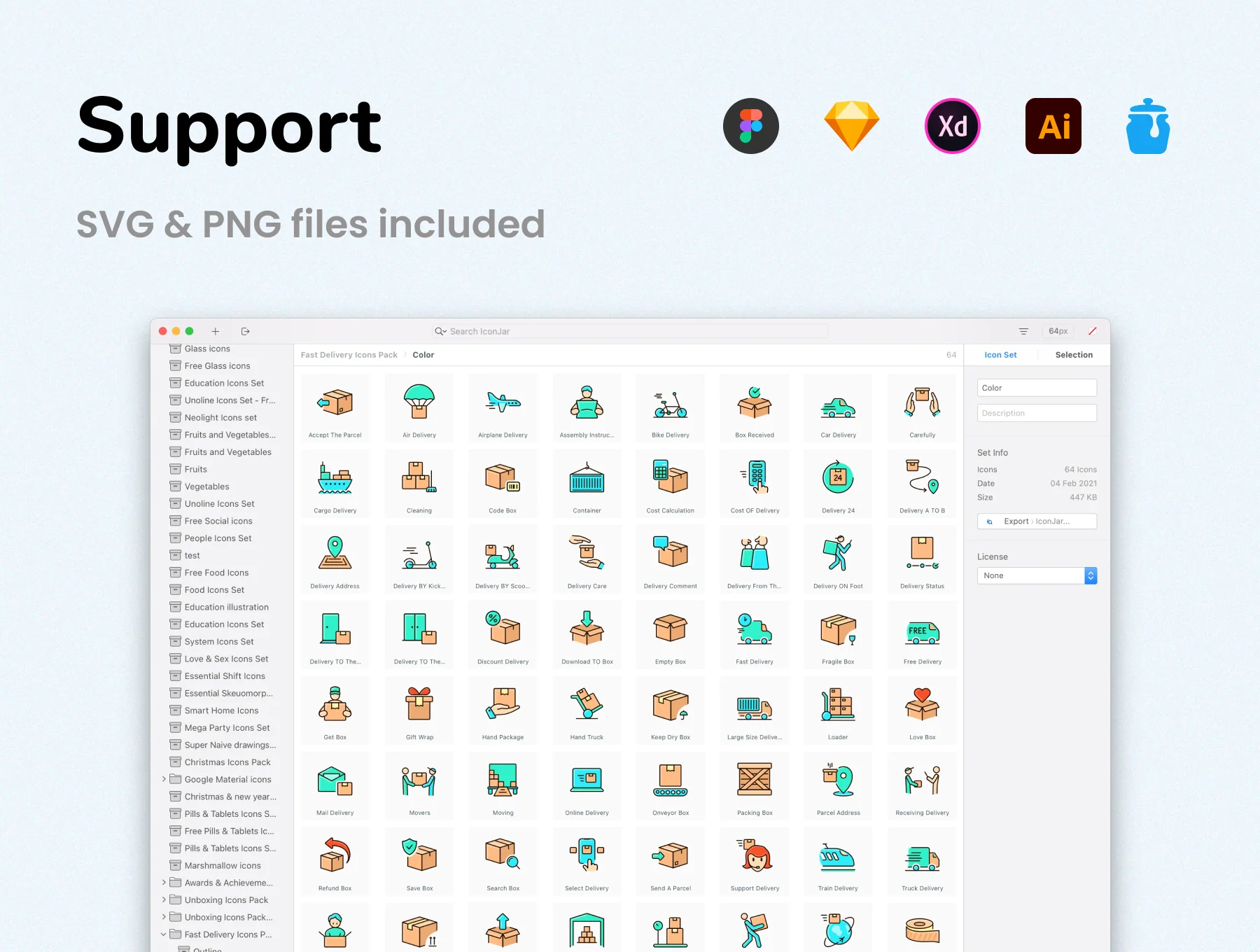 Fast Delivery Icons Pack 8