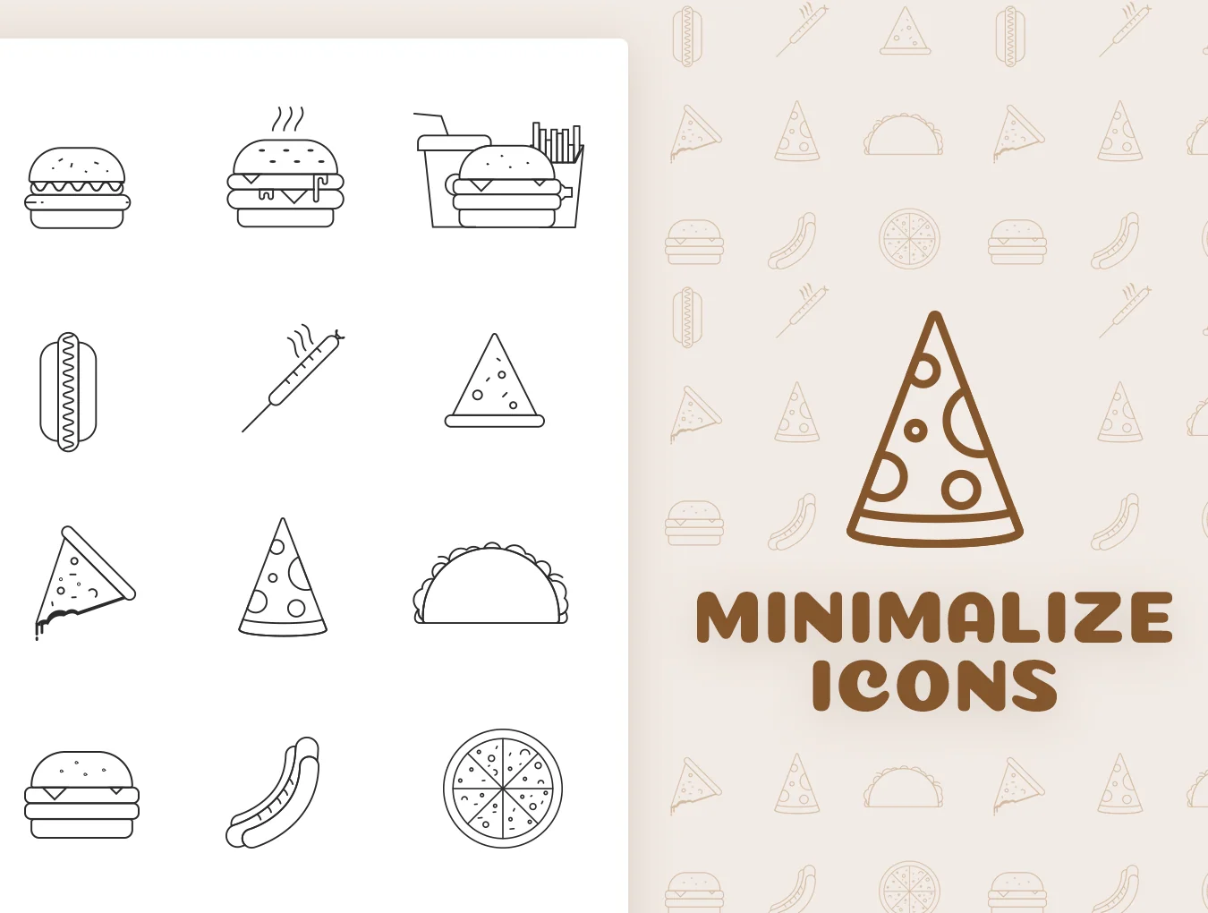 72 Fast Food Icons & Logos 6