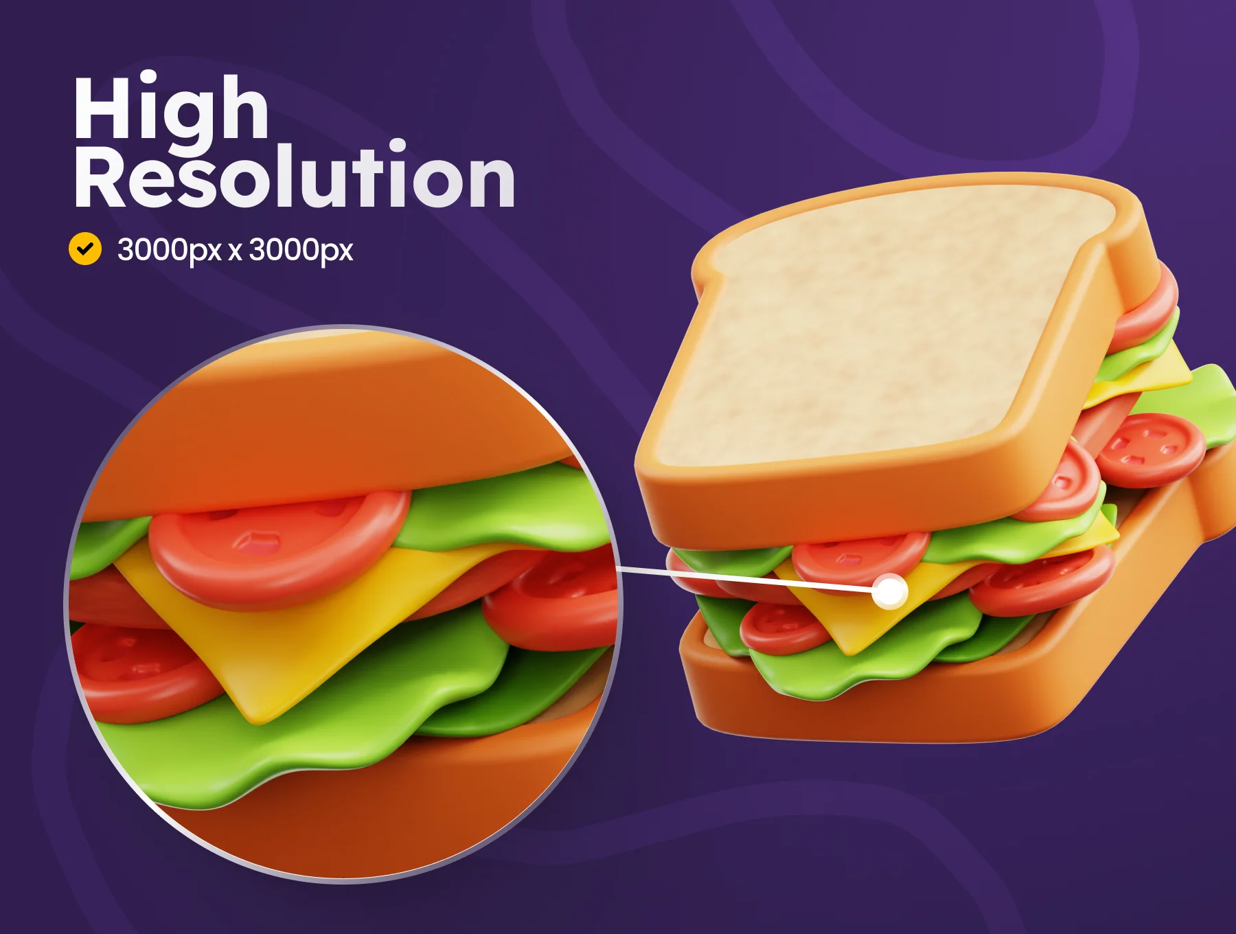 Fast Foods 3D Icons 3