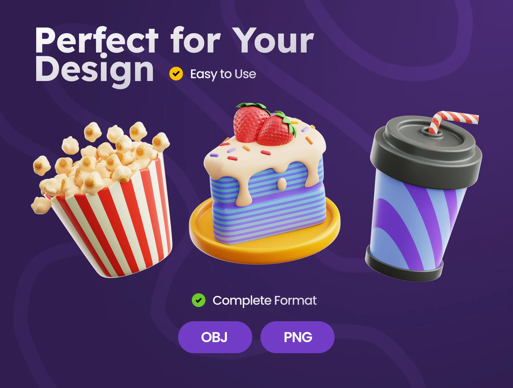 Fast Foods 3D Icons 4