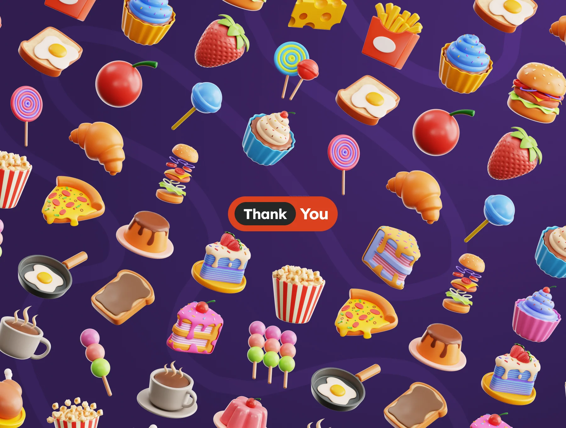 Fast Foods 3D Icons 6