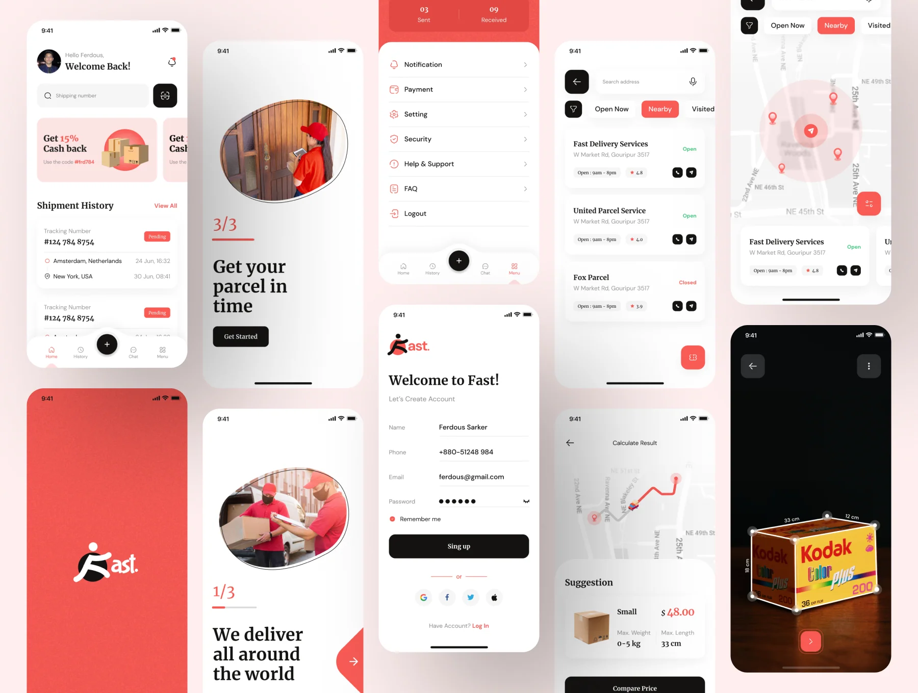 Fast Courier App 5