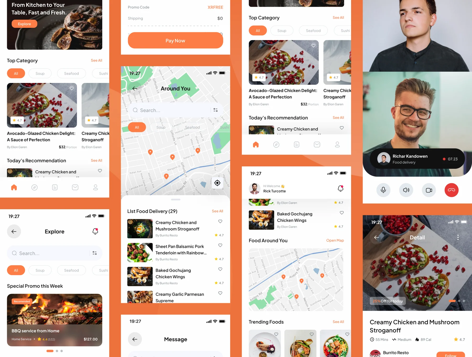 Fastfood - Food Delivery UI Kit 5