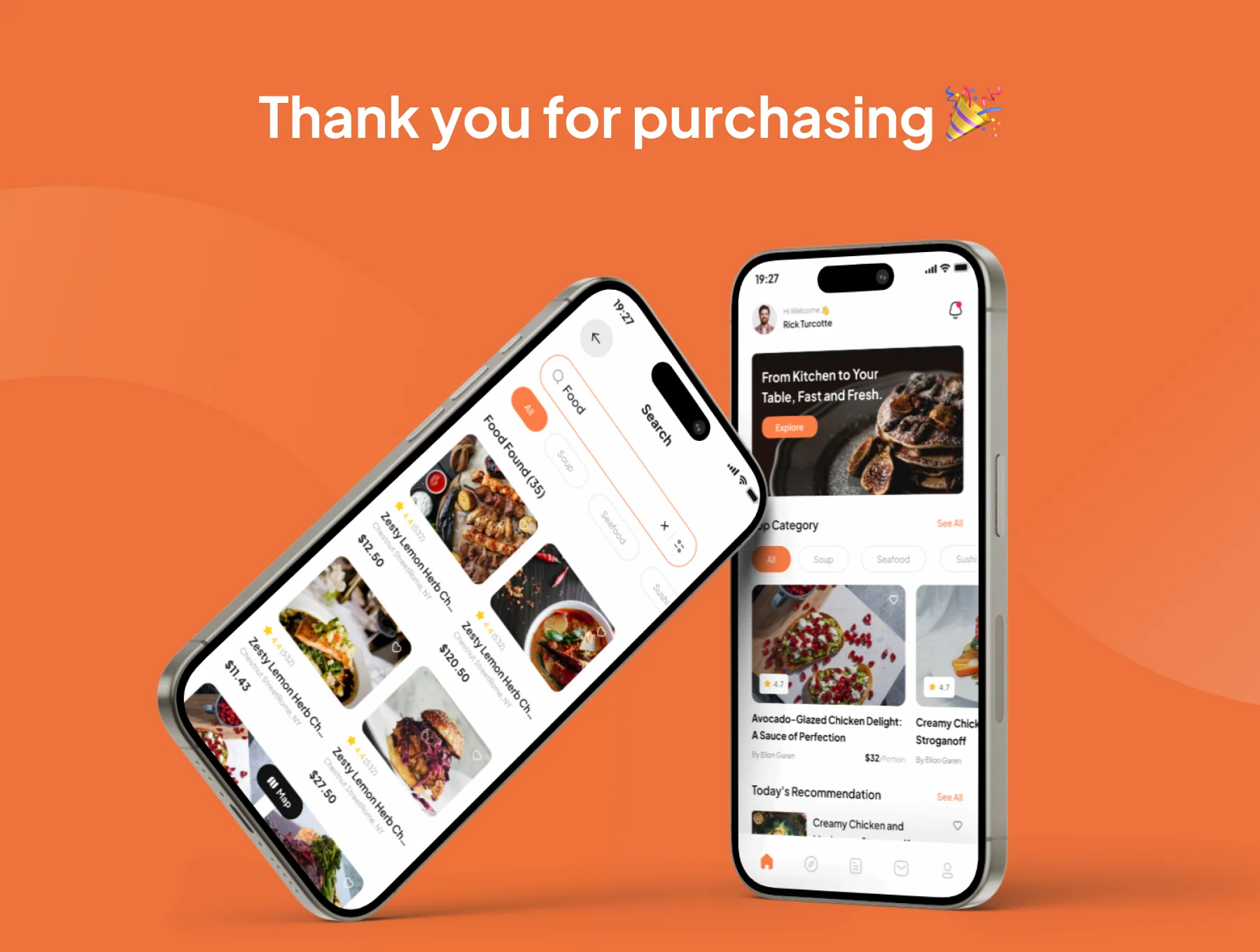 Fastfood - Food Delivery UI Kit 6
