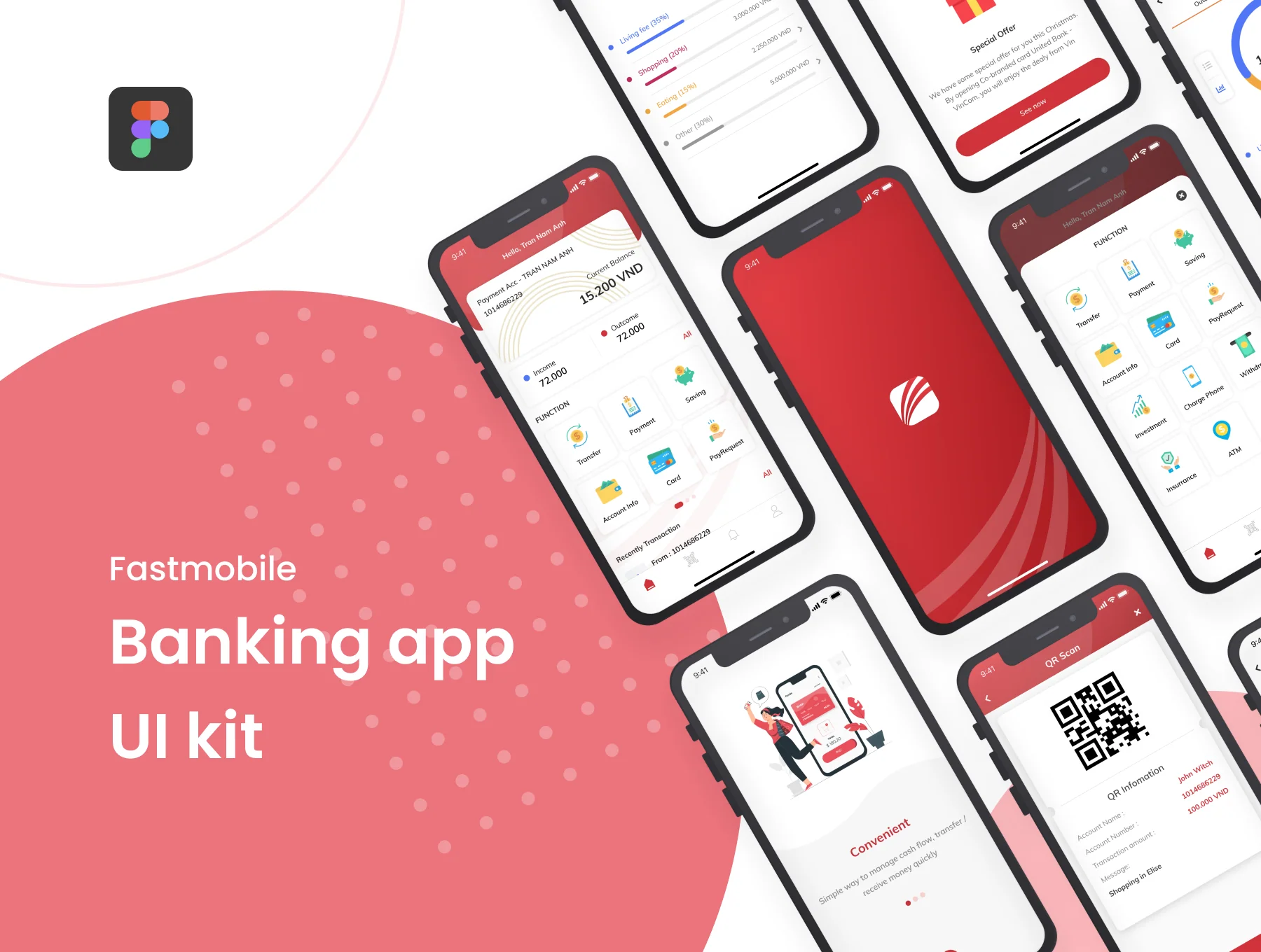 FastMobile - Banking app UI kit