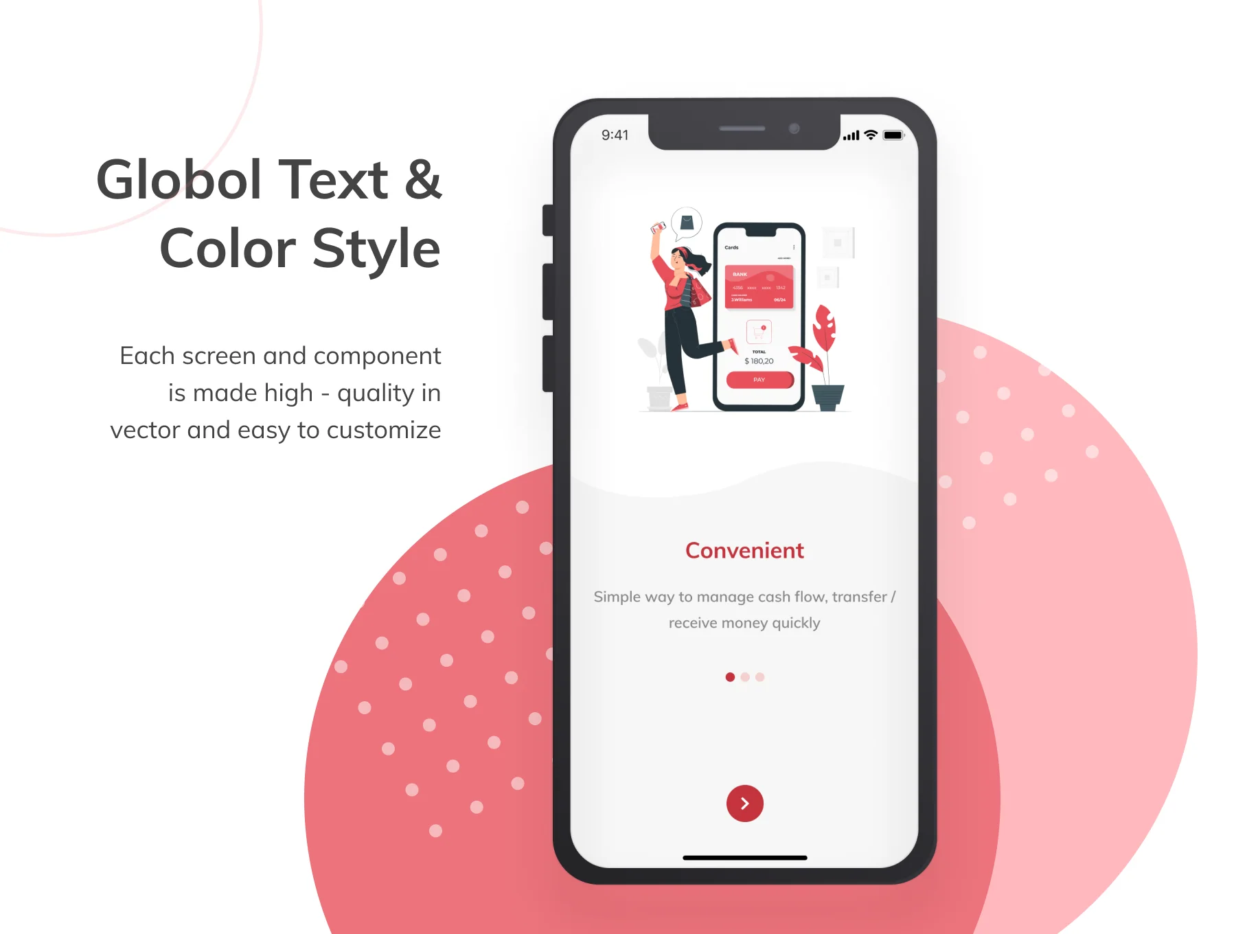FastMobile - Banking app UI kit 3