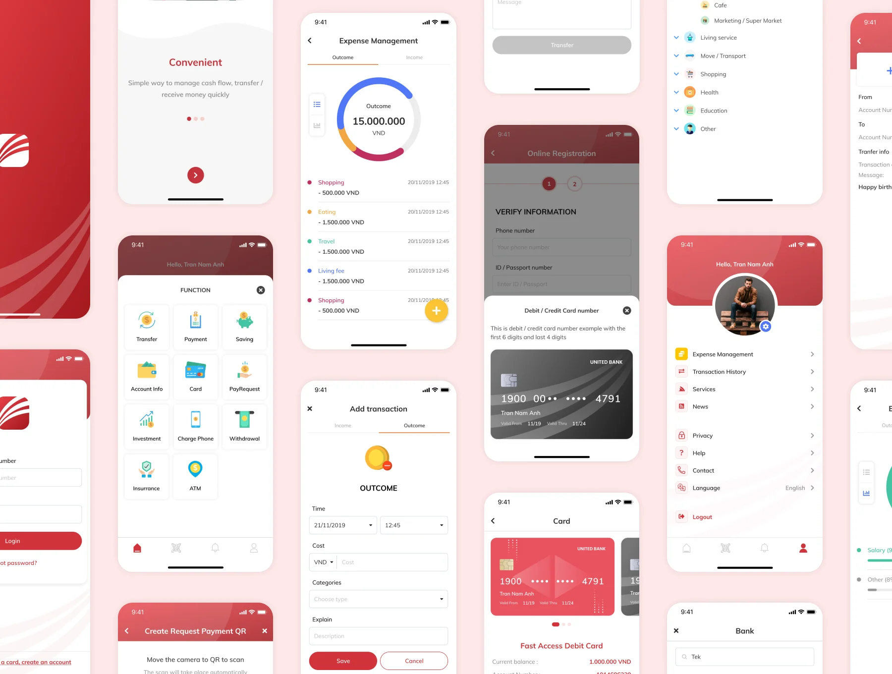 FastMobile - Banking app UI kit 5