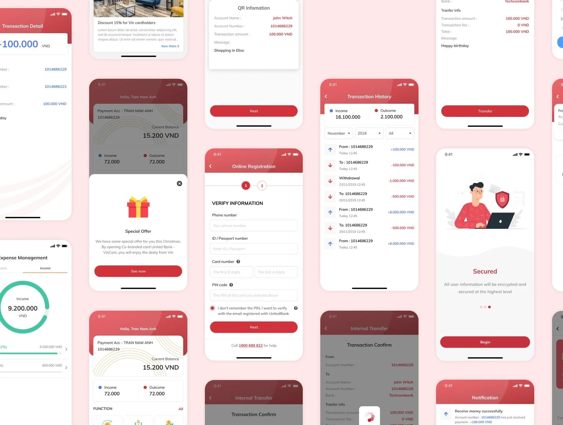 FastMobile - Banking app UI kit 6