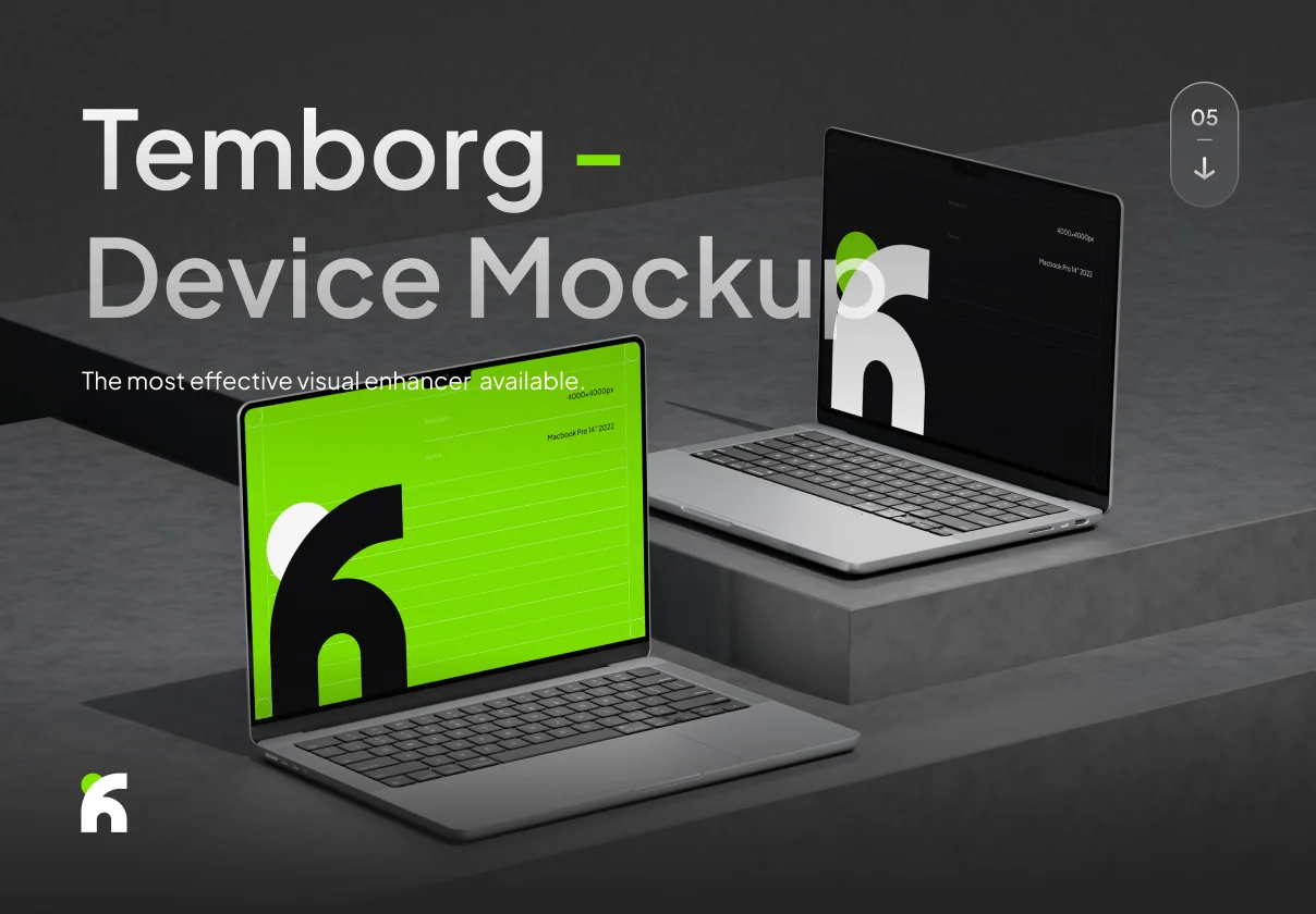 Temborg - Macbook Pro Mockup
