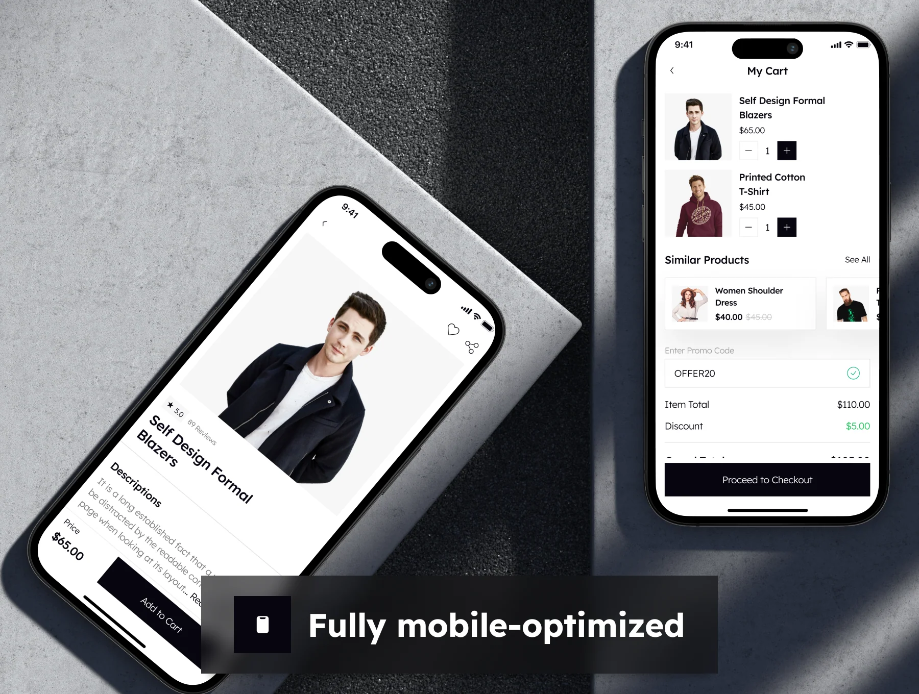 Feaso - Shopping Ecommerce App UI Kit 7