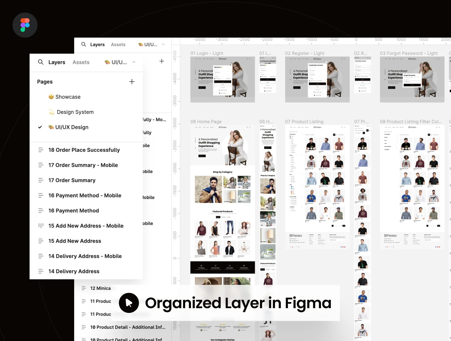 Feaso - Shopping Ecommerce Website UI Kit 4