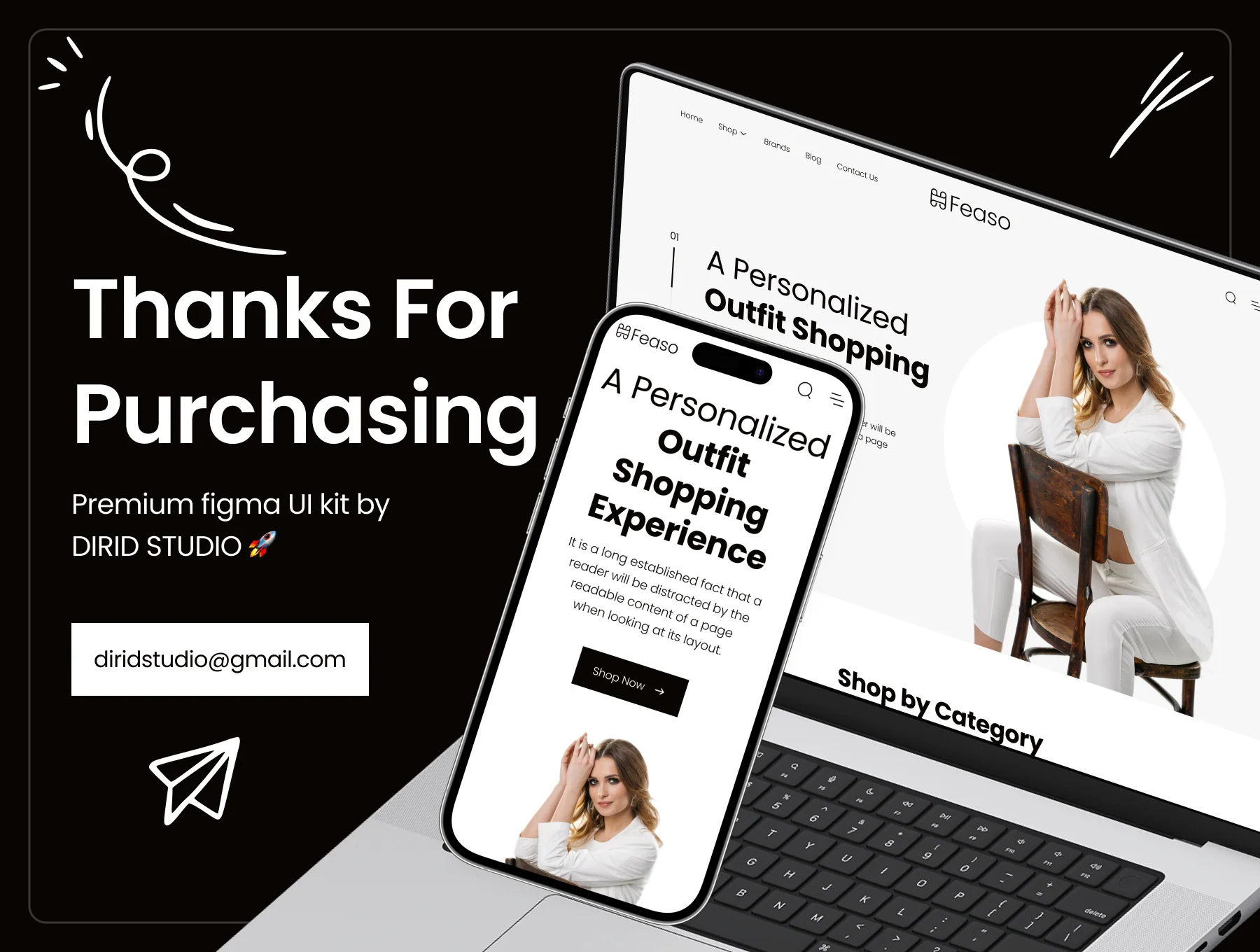 Feaso - Shopping Ecommerce Website UI Kit 8