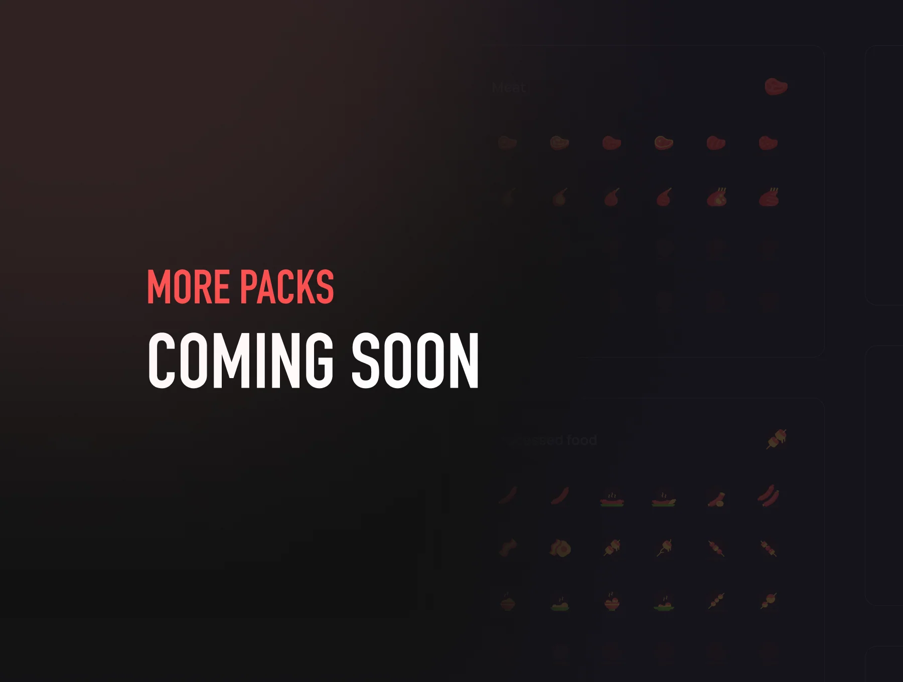 Feastful - Food color icon advanced pack 6