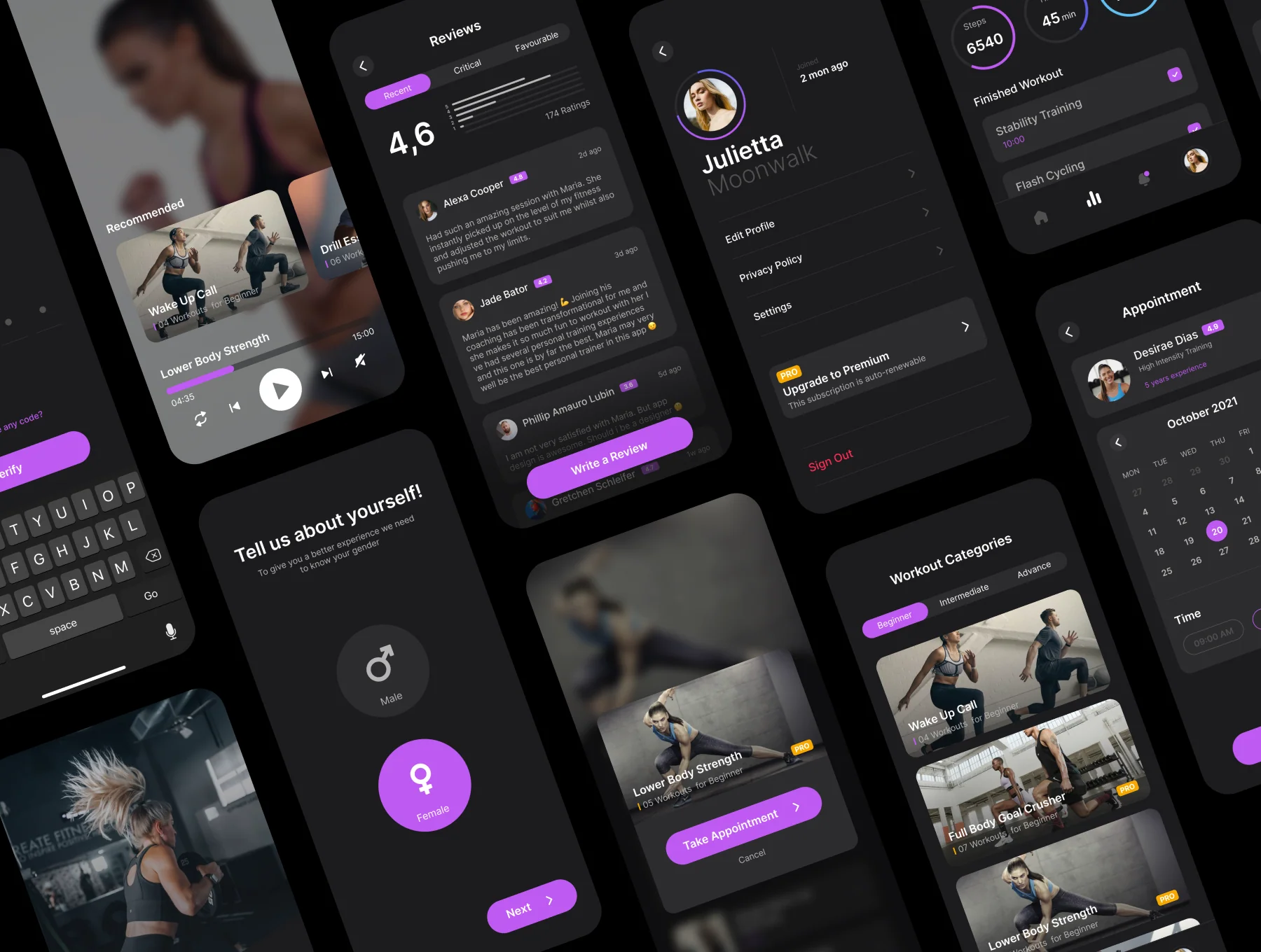 Feat Fitness UI Design Kit 5