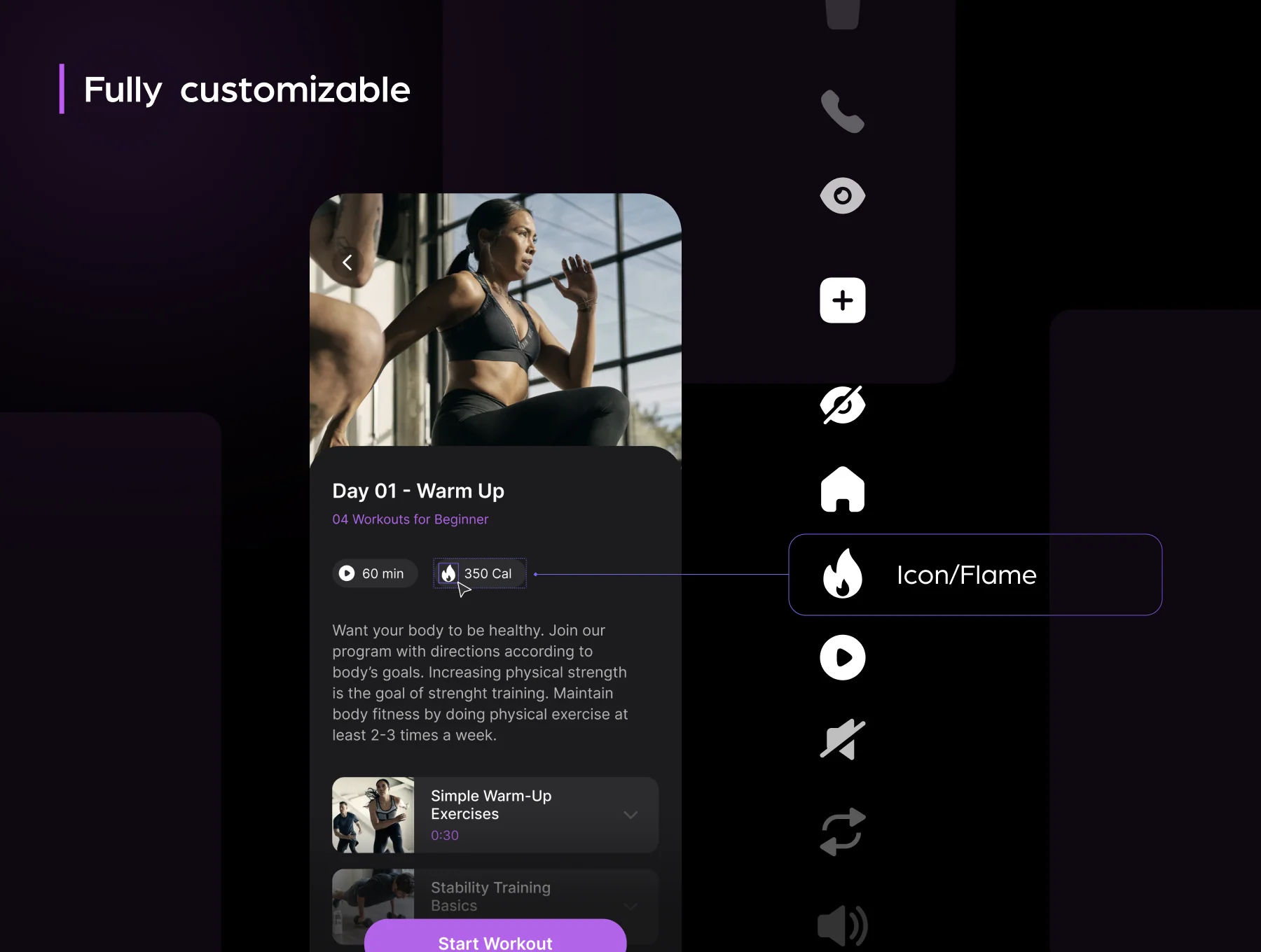 Feat Fitness UI Design Kit 6