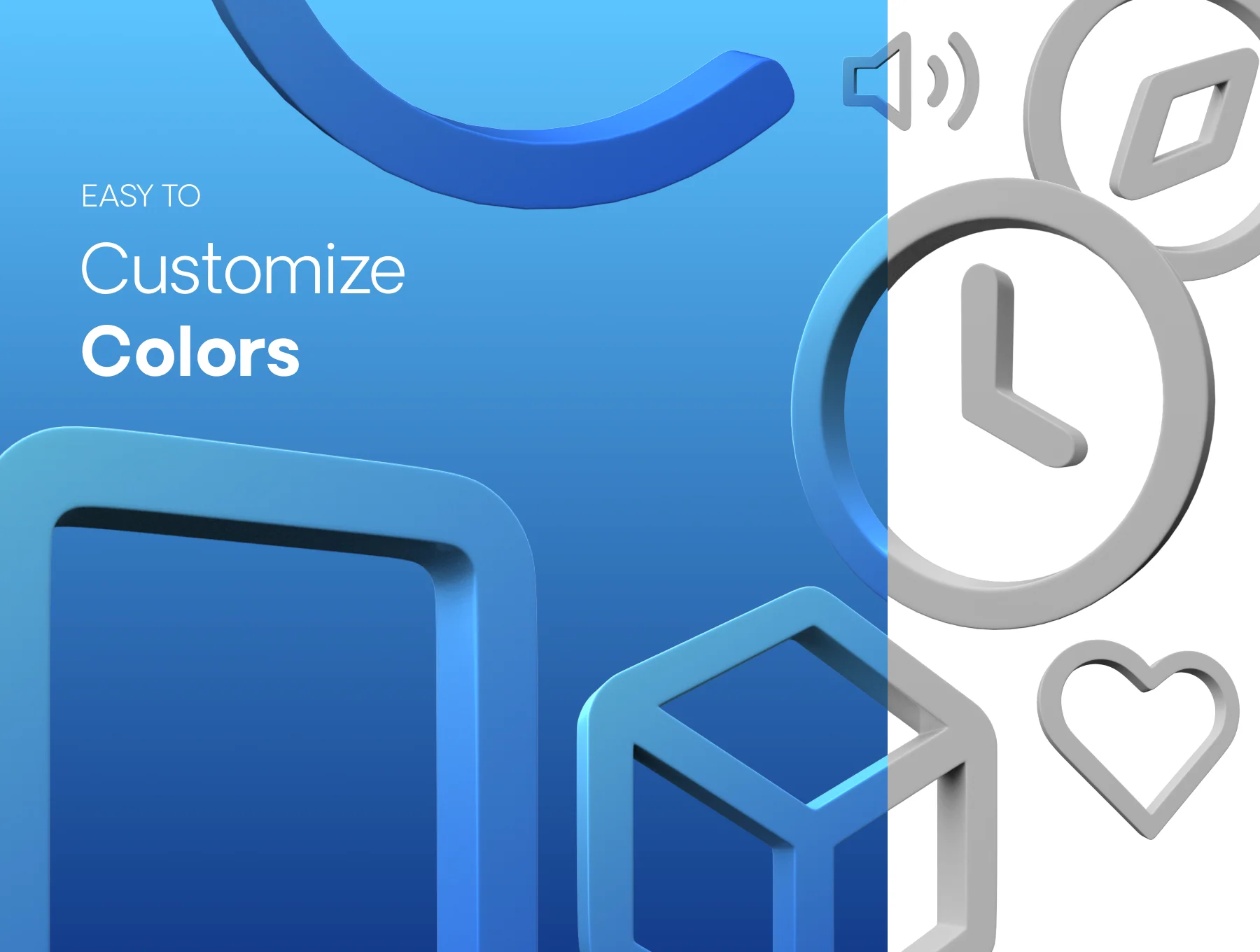Feather Icon 3D Pack 6