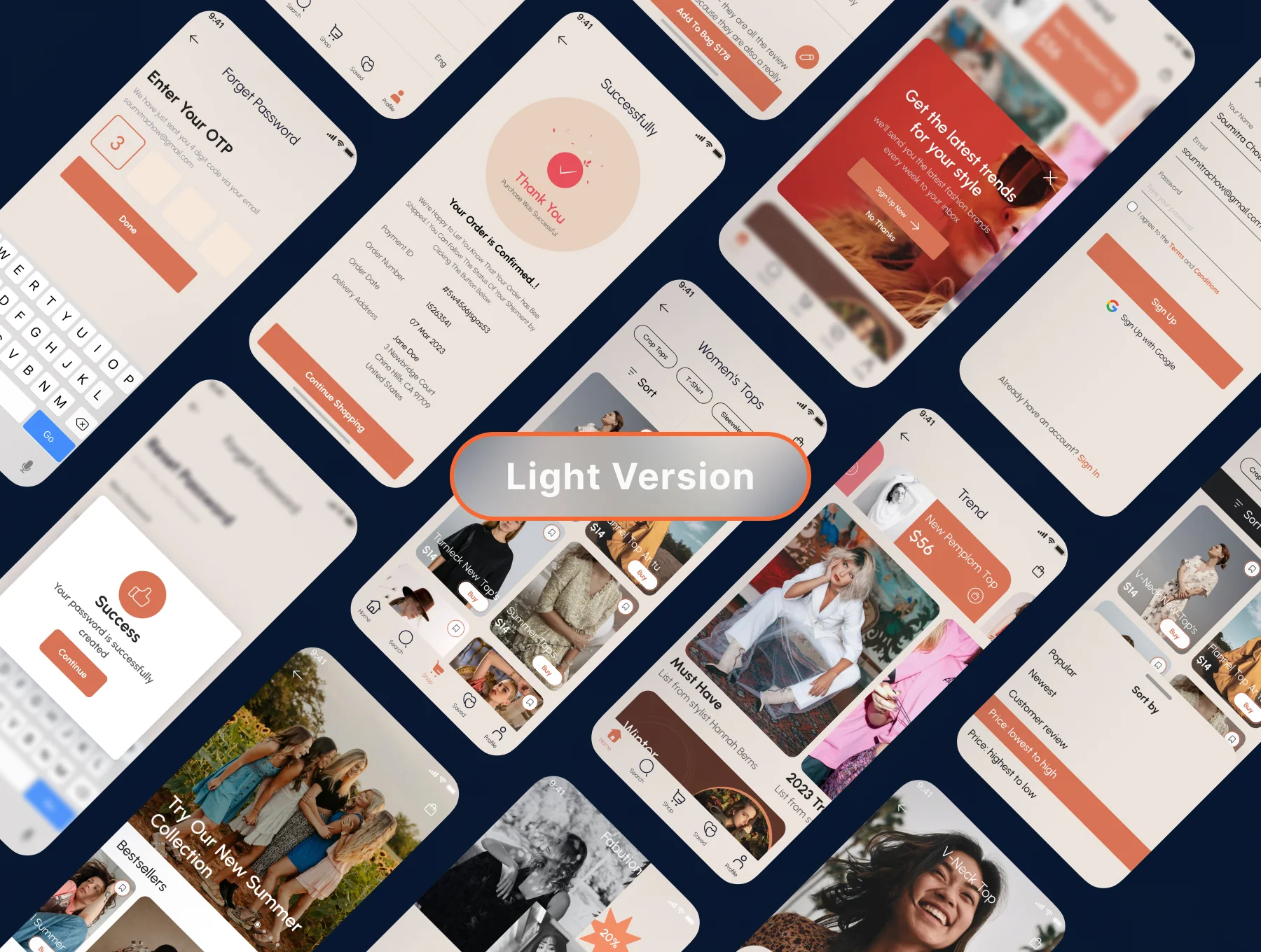 Febution Clothing's App UI Kit 2