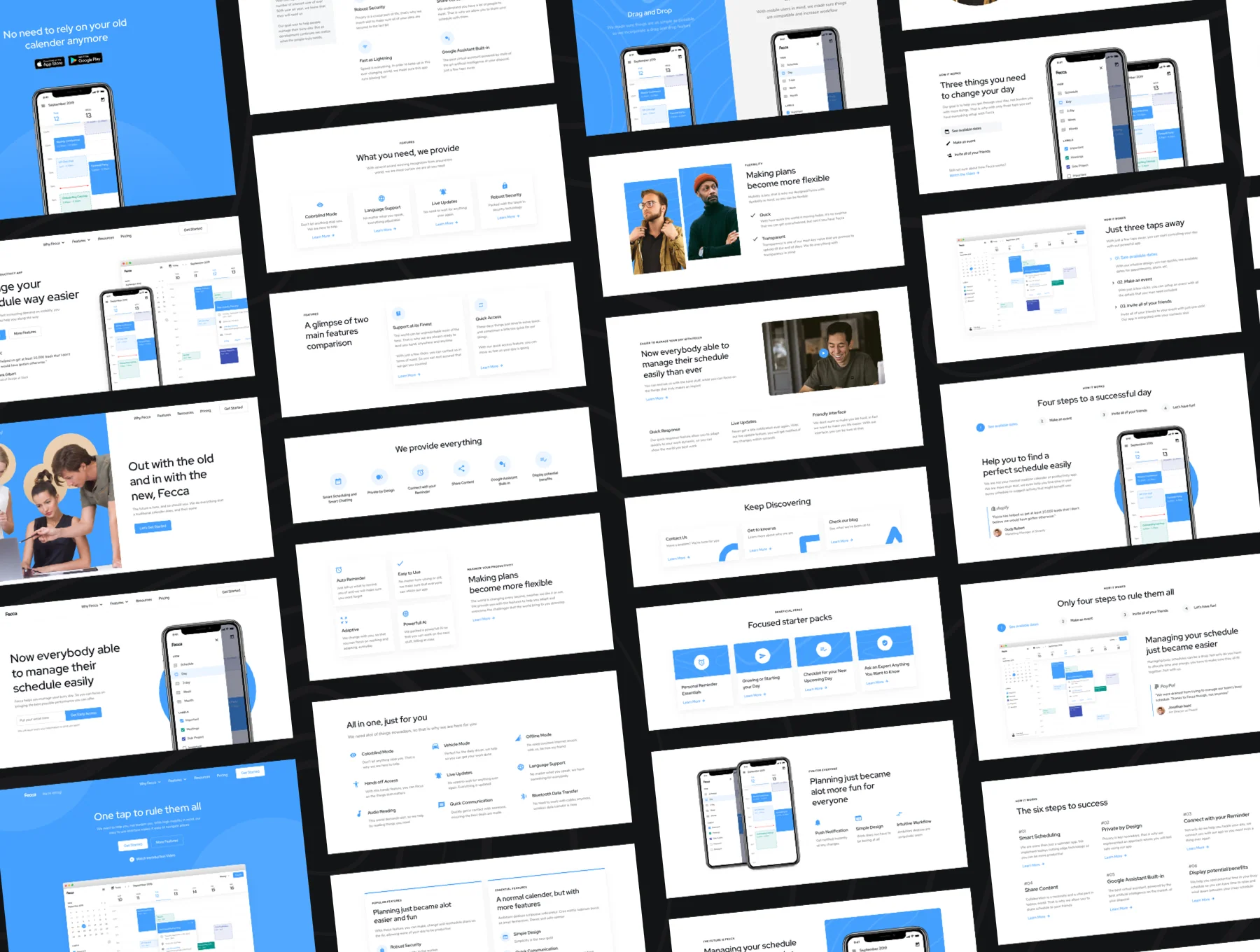Fecca - Landing Page UI Kit (Figma) 7