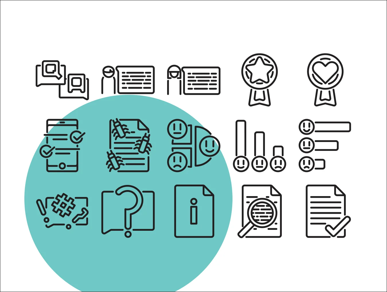 45 Feedback & Testimonial Icons 2