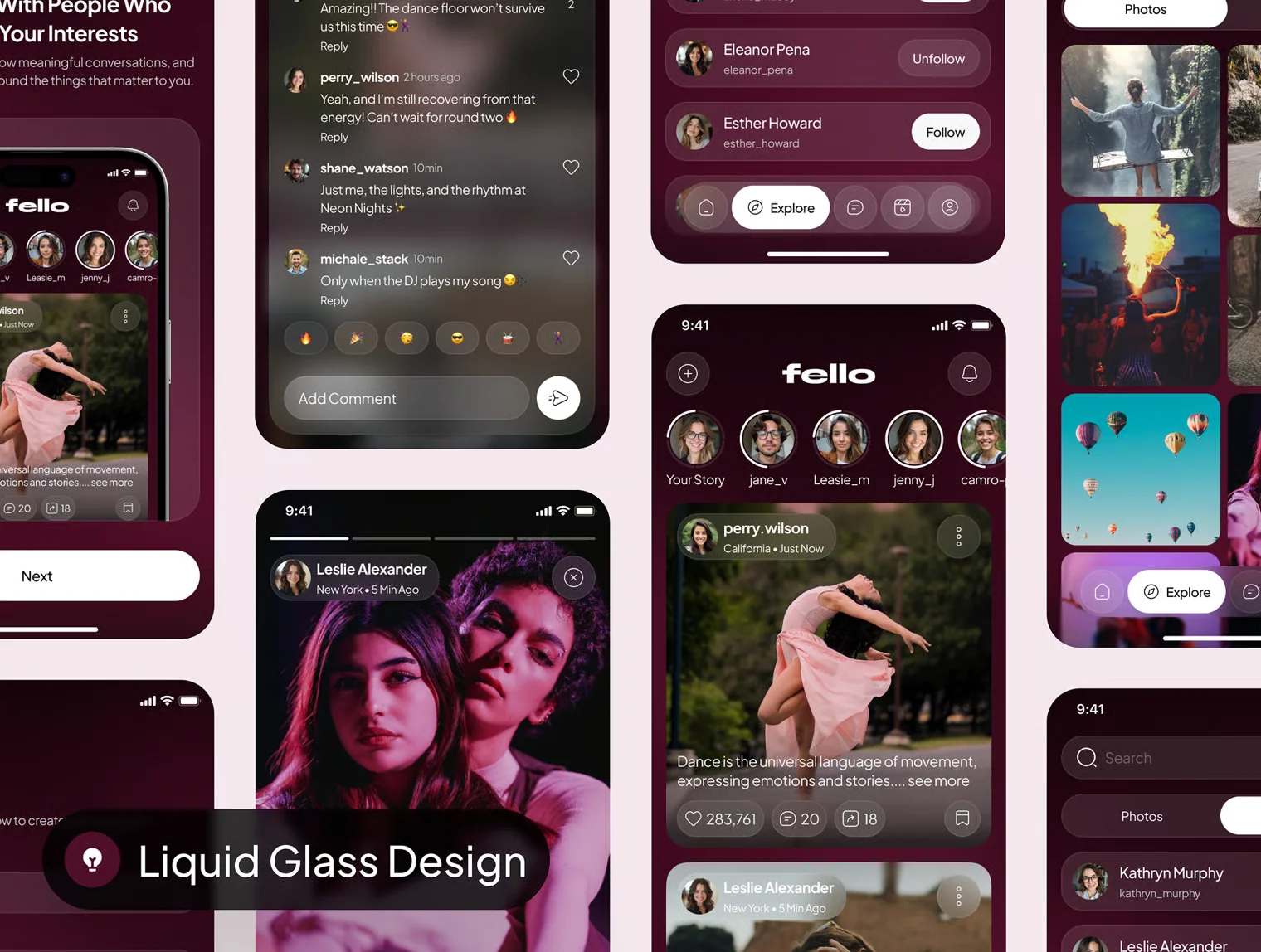fello - Social Media App UI Kit 5