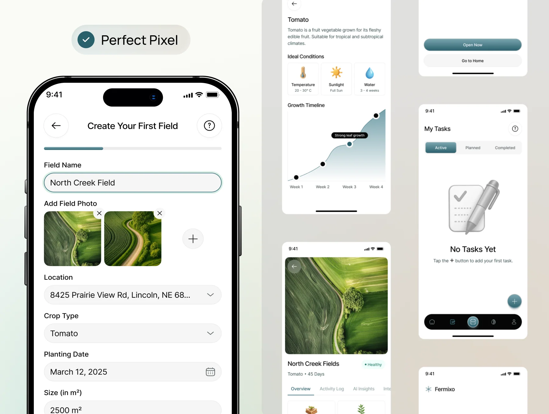 Fermixo - Farming Assistant AI Mobile App UI KIT 3