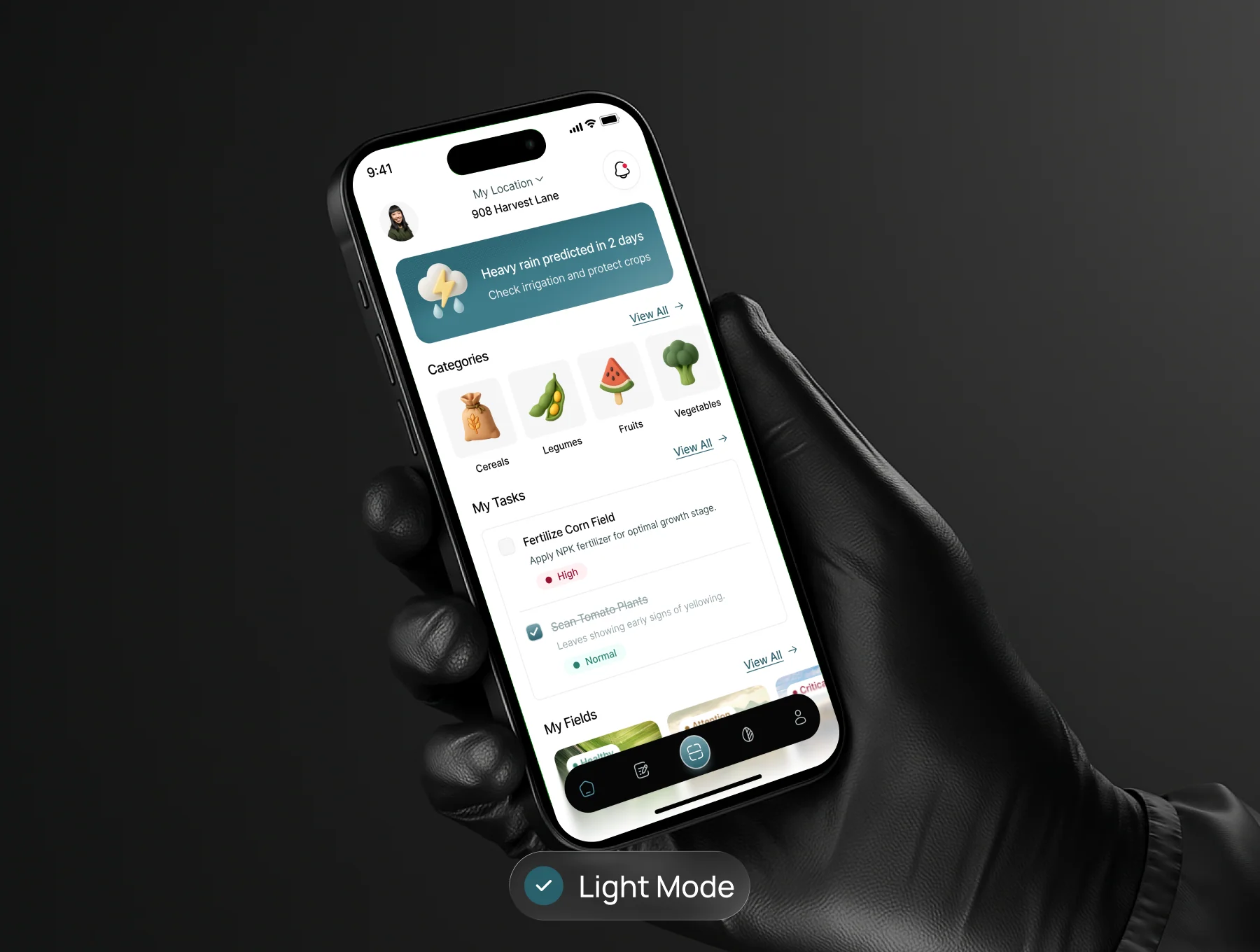 Fermixo - Farming Assistant AI Mobile App UI KIT 4