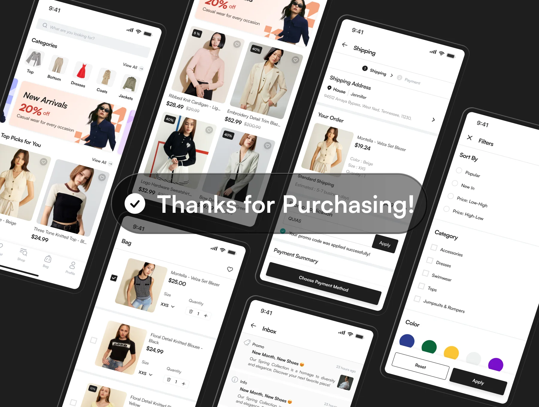 Feshopy - E Commerce App UI Kit 8