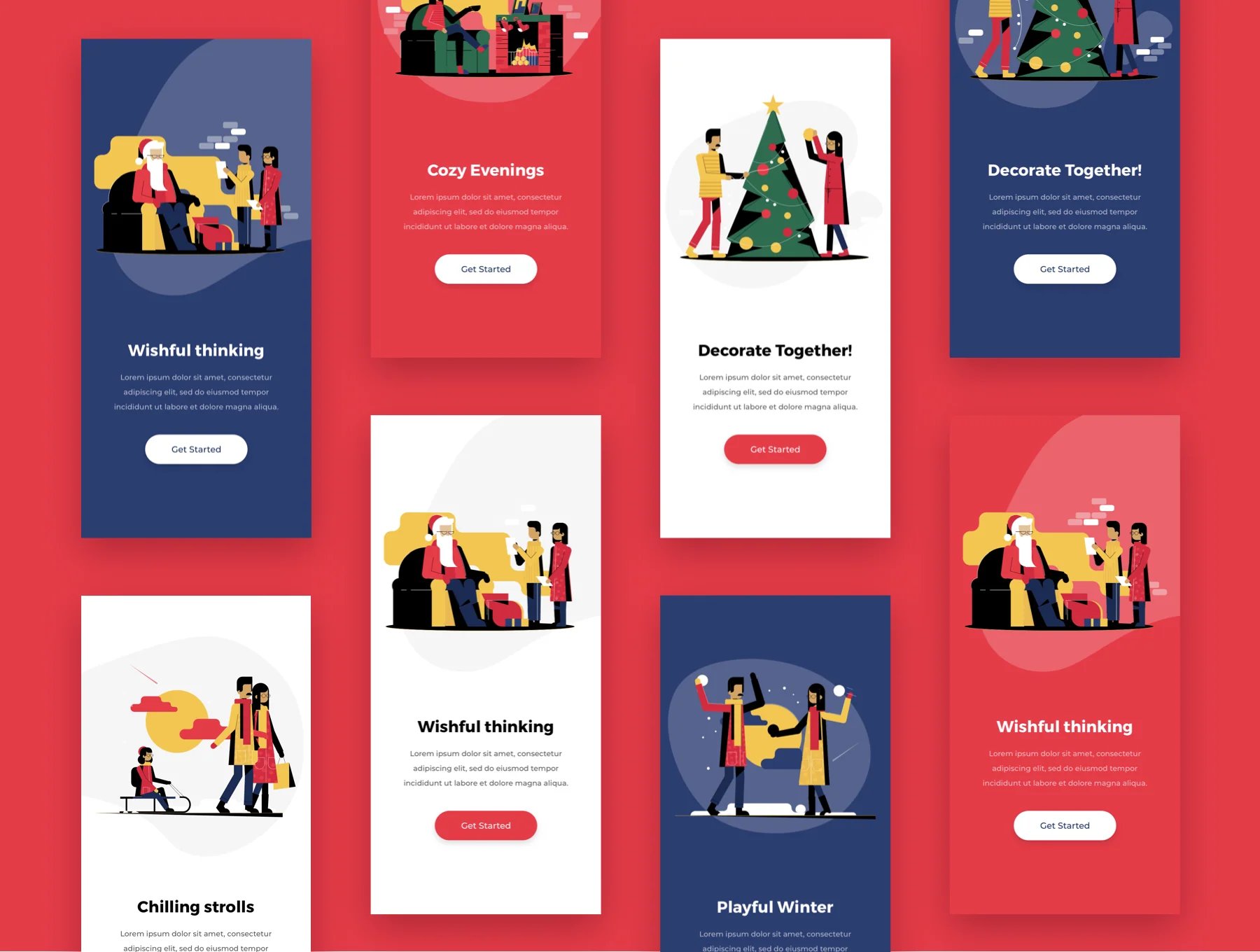 Festive Christmas Illustrations 4