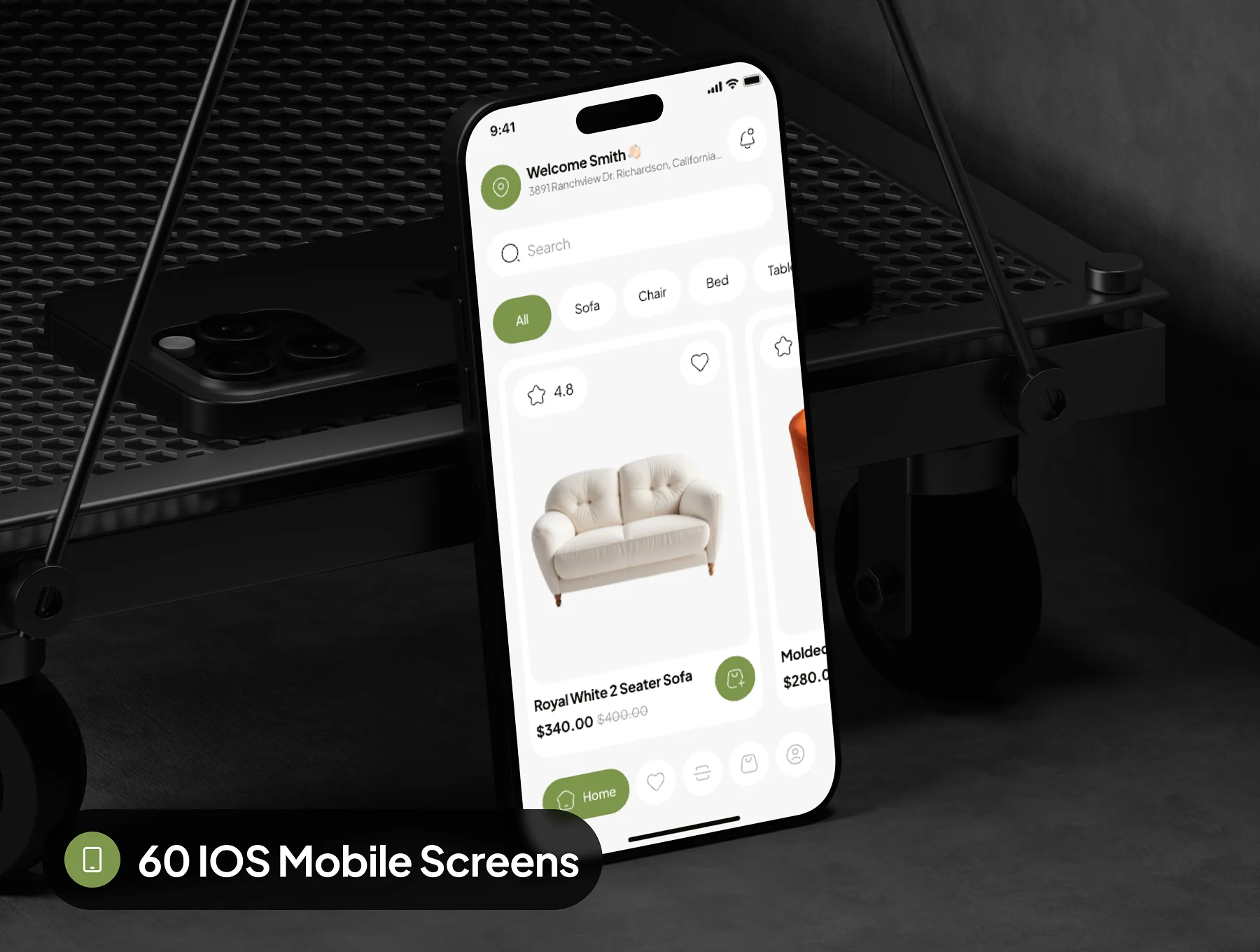 Fetra - Furniture Ecommerce App UI Kit 9