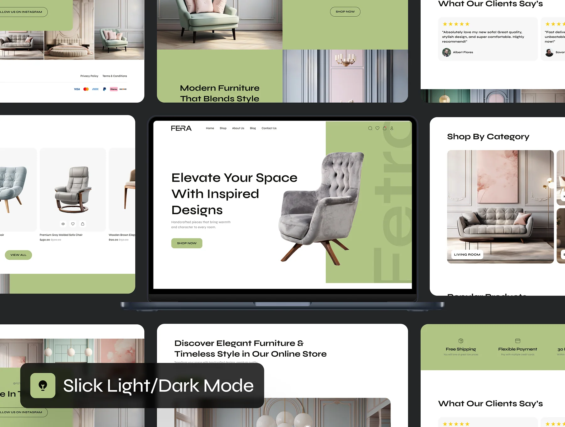 Fetra - Furniture Ecommerce Website UI Kit 4