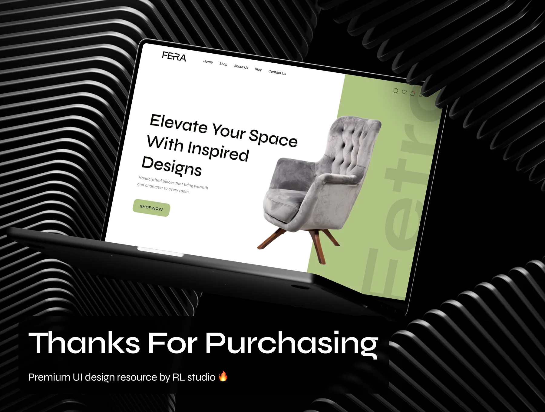 Fetra - Furniture Ecommerce Website UI Kit 8