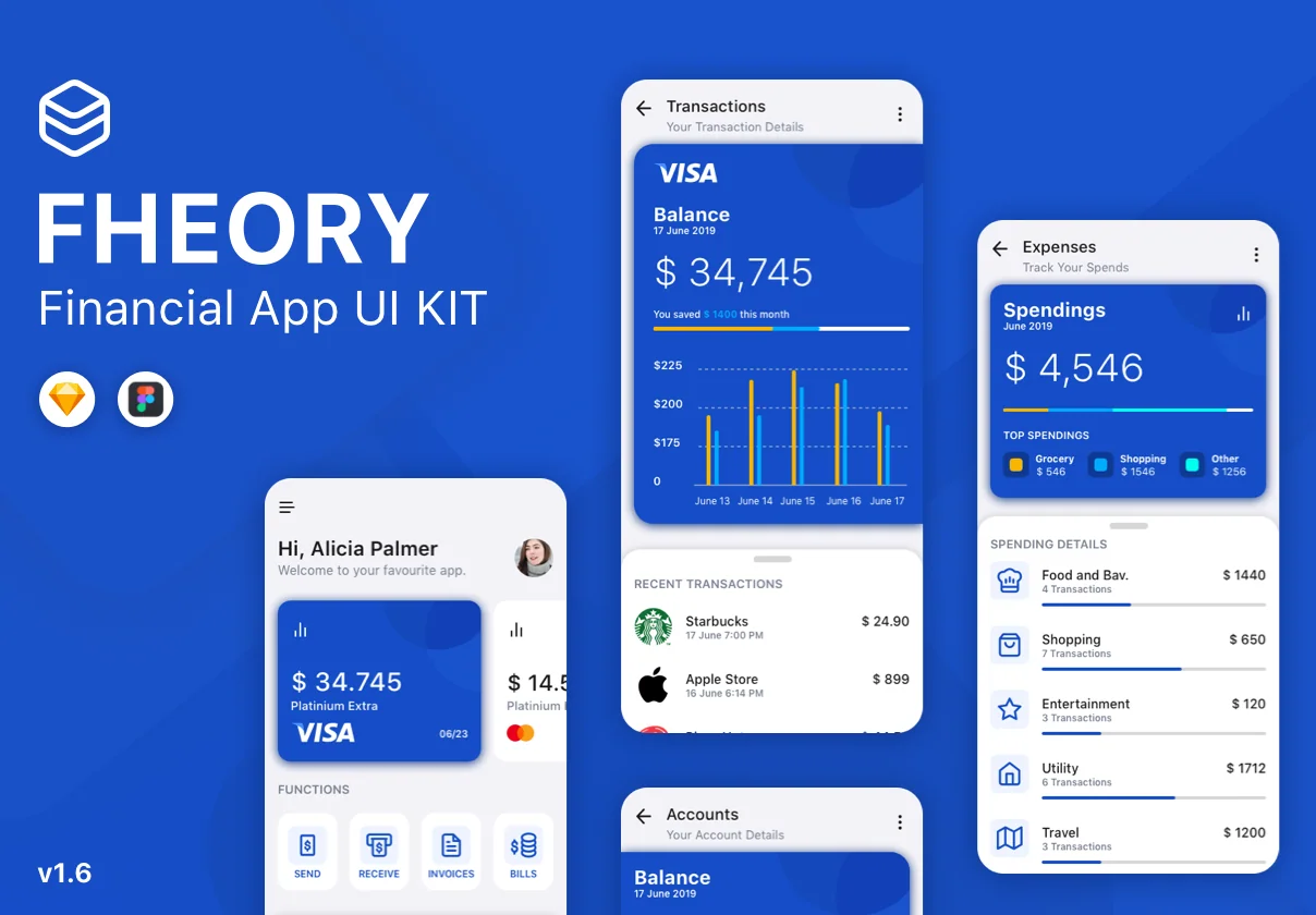 Fheory Financial iOS UI Kit