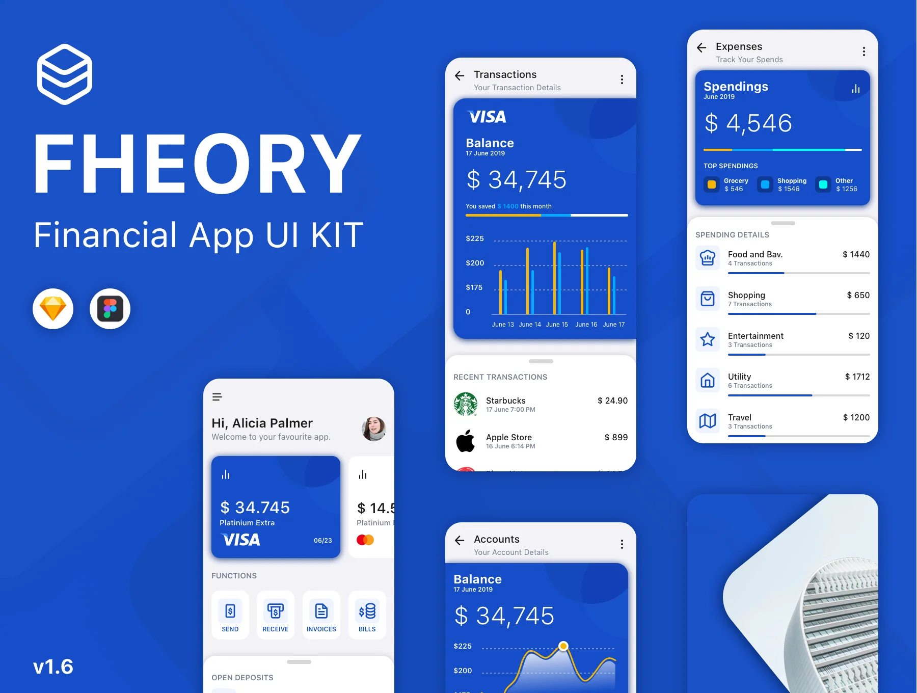 Fheory Financial iOS UI Kit