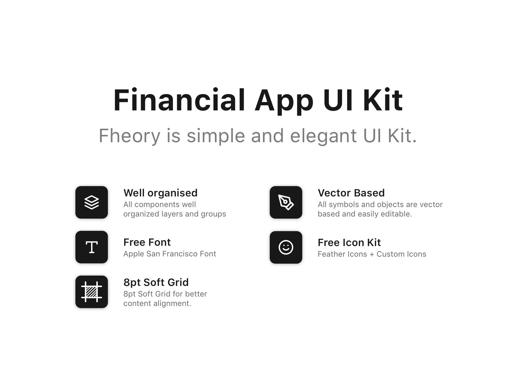 Fheory Financial iOS UI Kit 2