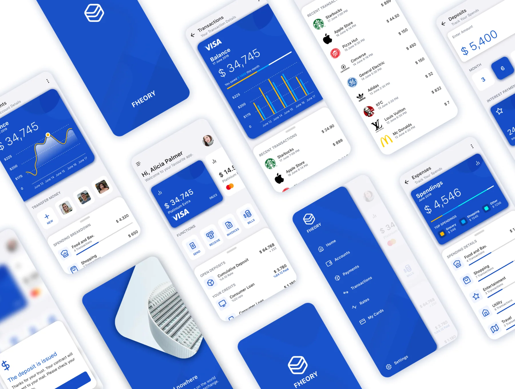 Fheory Financial iOS UI Kit 5