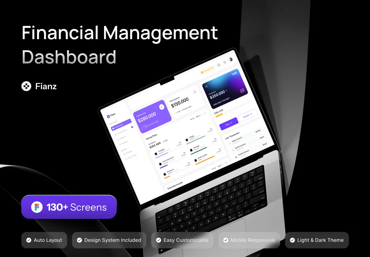 Fianz - Financial Management Dashboard