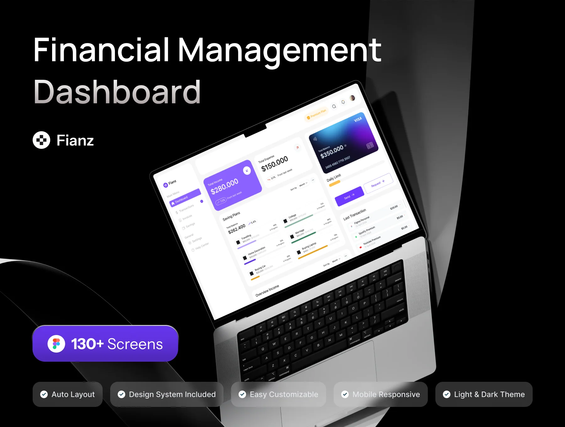 Fianz - Financial Management Dashboard