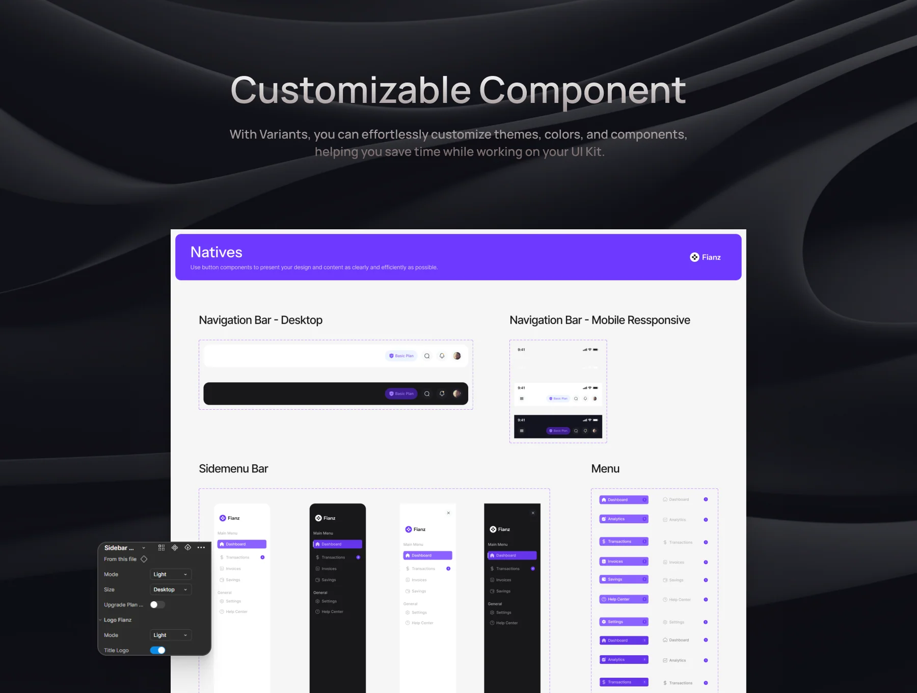 Fianz - Financial Management Dashboard 4