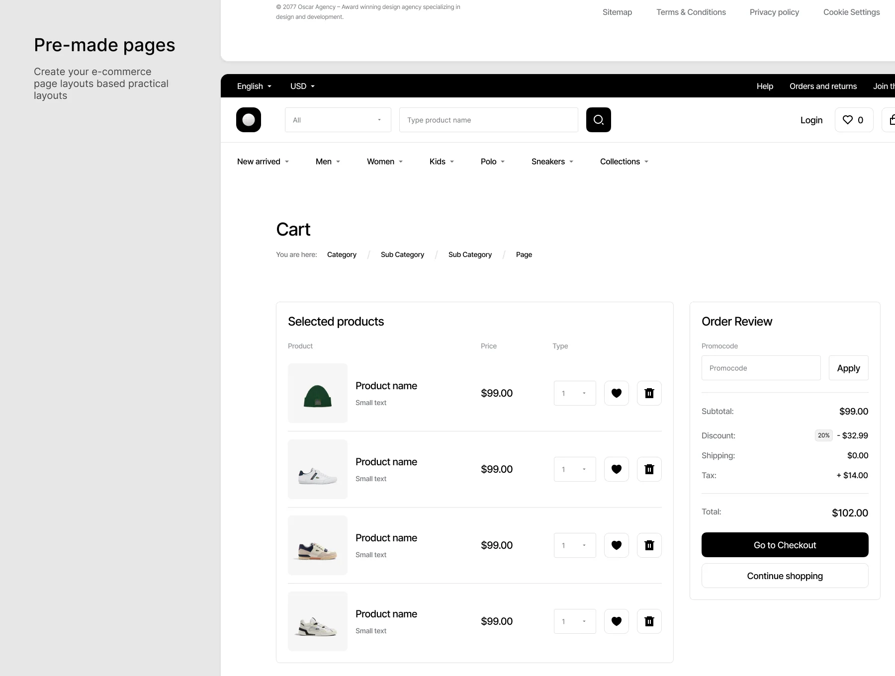 Figma E-Commerce System 3