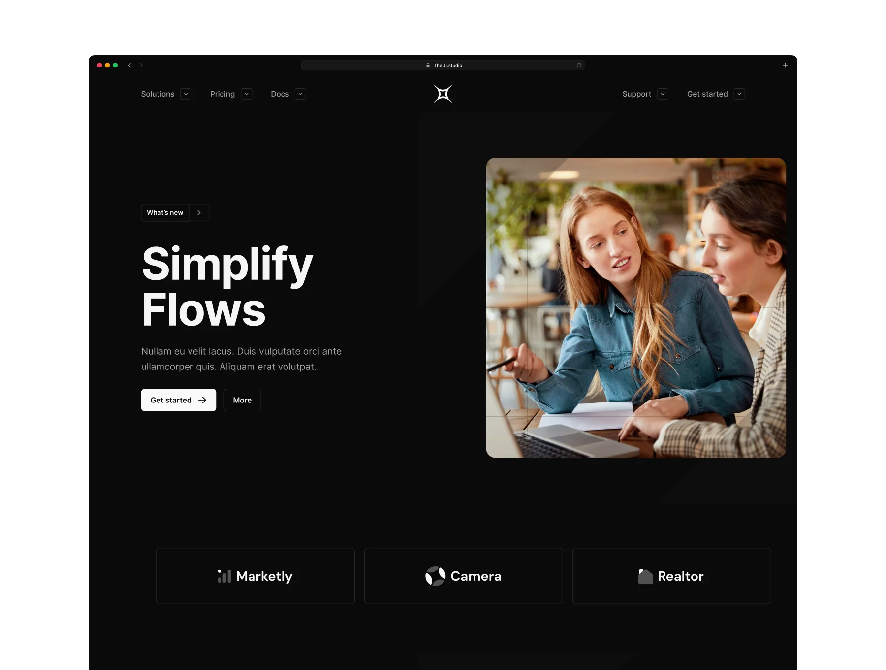 Figma landing page | Design system and UI kit 3